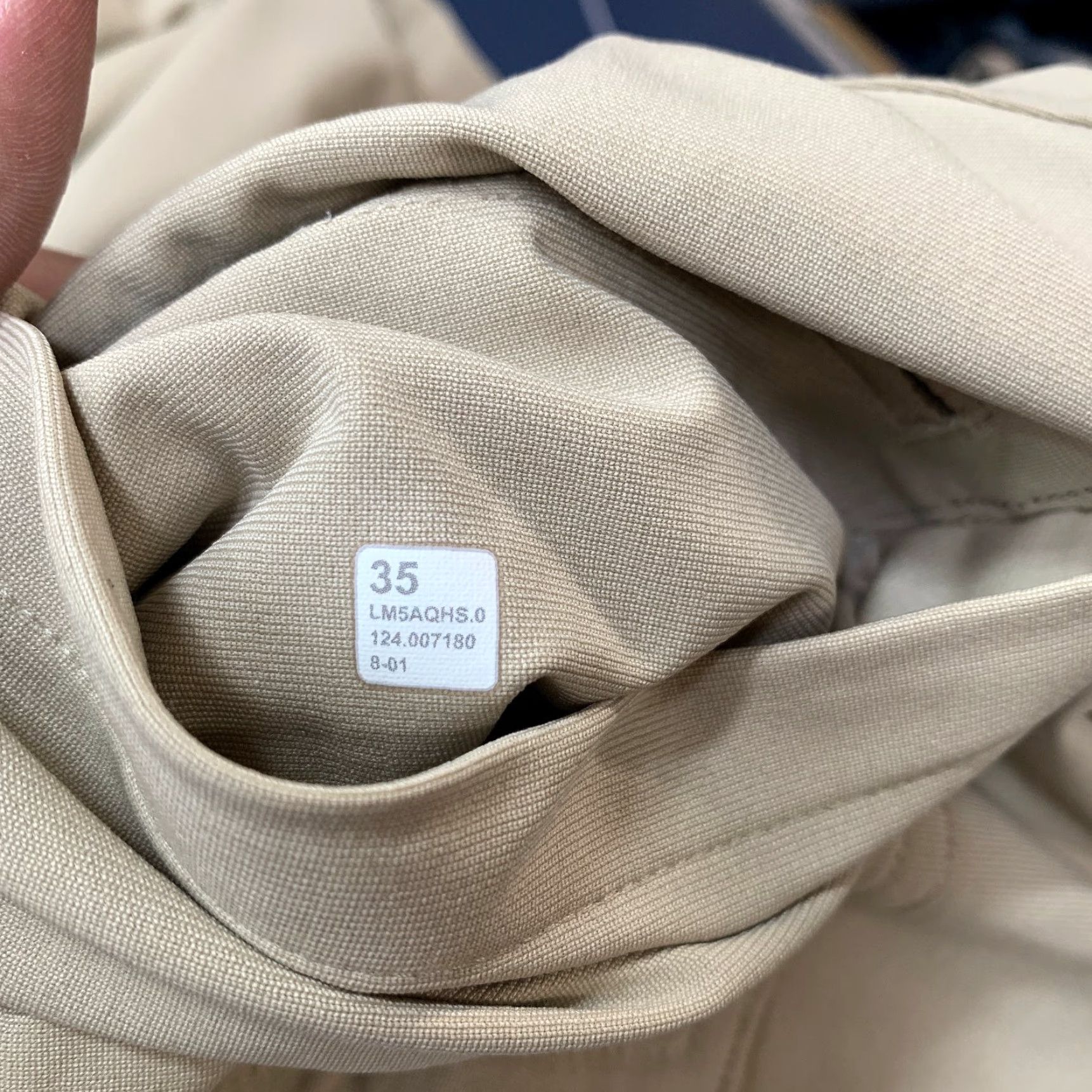 Lululemon Lululemon Pants Men 35 Beige ABC Classic Fit Warpstreme Golf Business 5 Pocket Size US 35 - 4 Thumbnail