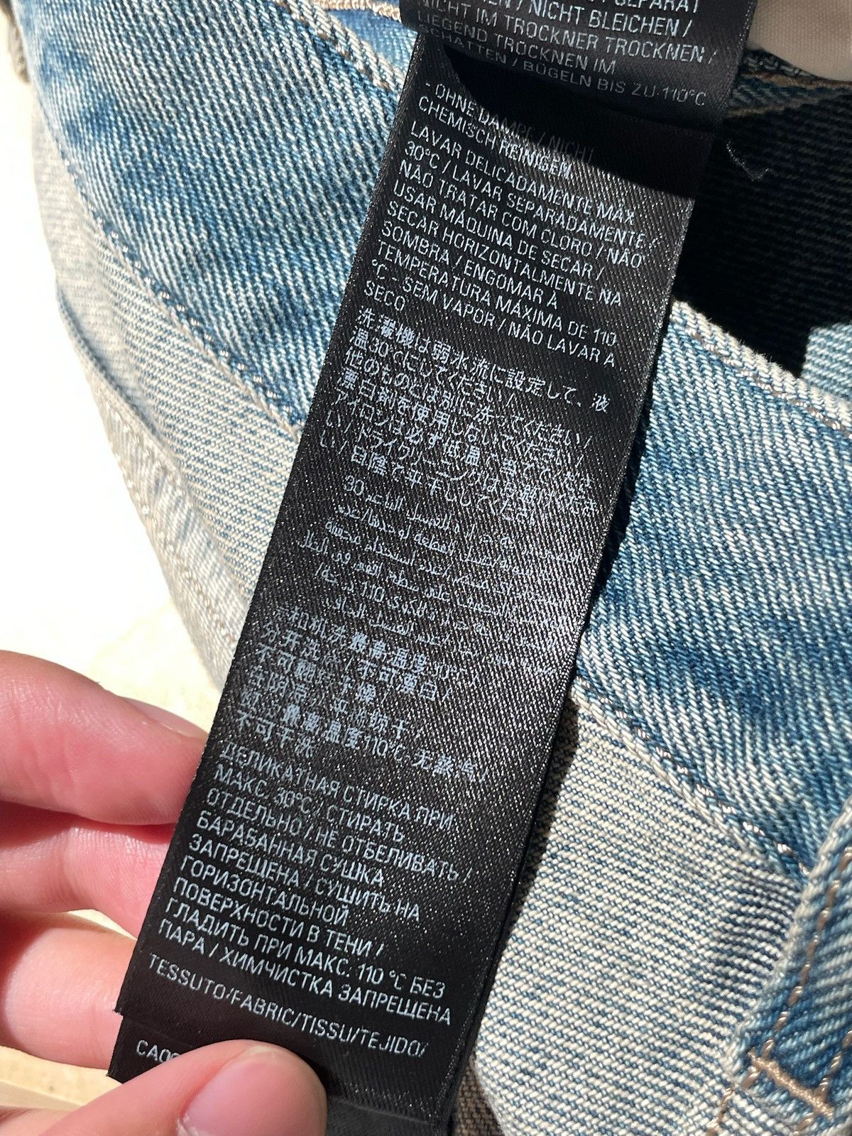 Balenciaga Balenciaga 24SS Inside Out Baggy Denim Jeans Size US 33 - 8 Thumbnail