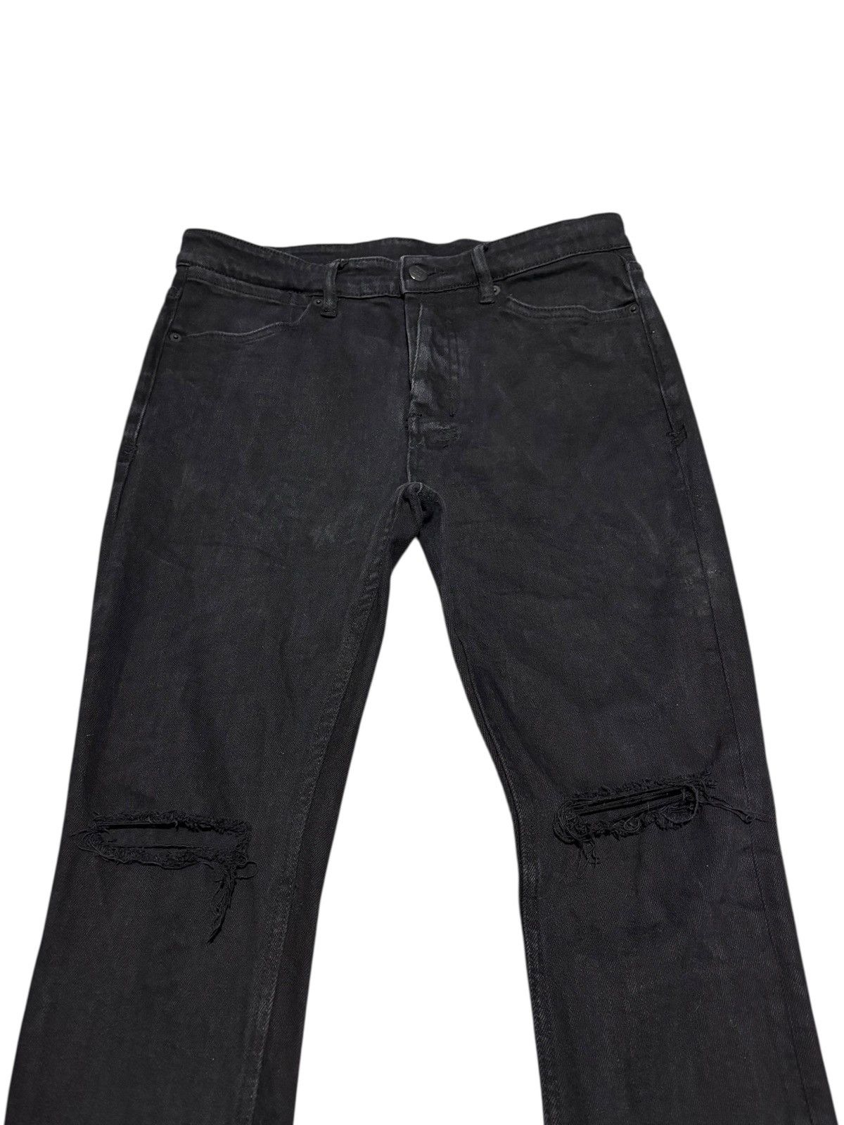 Ksubi 31 Vintage Ksubi Van Winkle Jeans Distressed knee denim logo Size US 31 - 3 Thumbnail