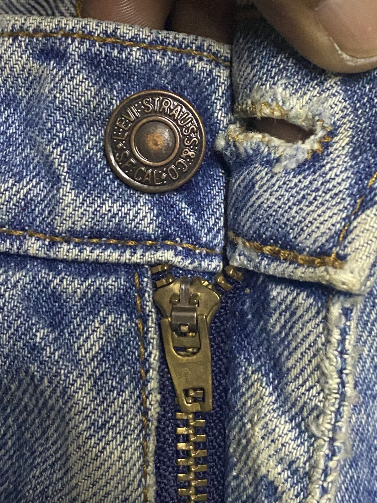 Levi's Vintage Levis 606 Faded Wash Taperred Leg Jeans Size US 30 / EU 46 - 9 Thumbnail