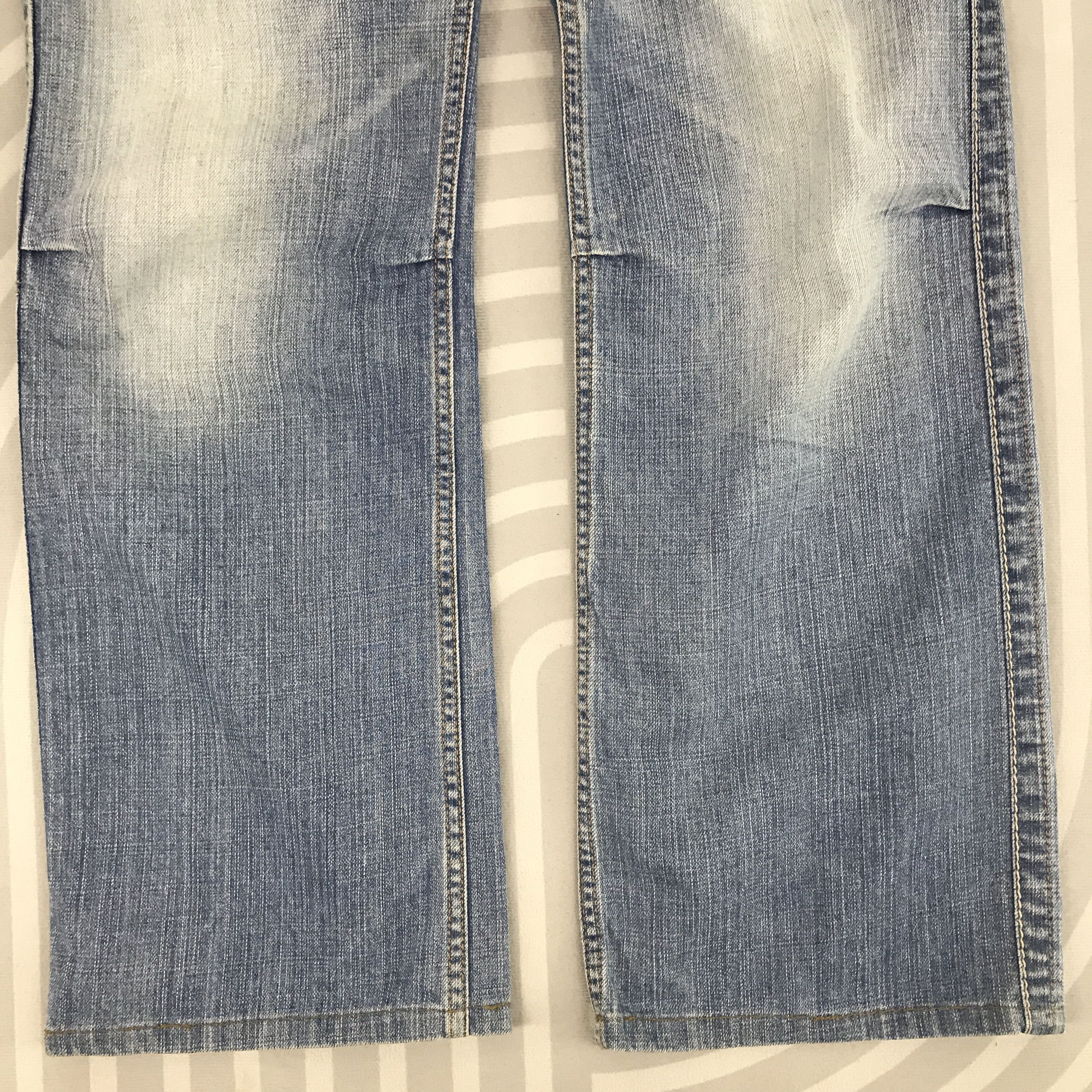 Japanese Brand × Vintage Vintage Blue Way Japan Union Made Baggy Jeans pants Size US 32 / EU 48 - 3 Thumbnail