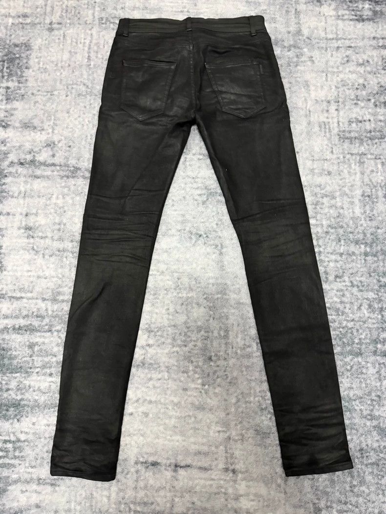 Saint Laurent Paris saint laurent waxed denim pants size 30 Size US 30 / EU 46 - 2 Thumbnail