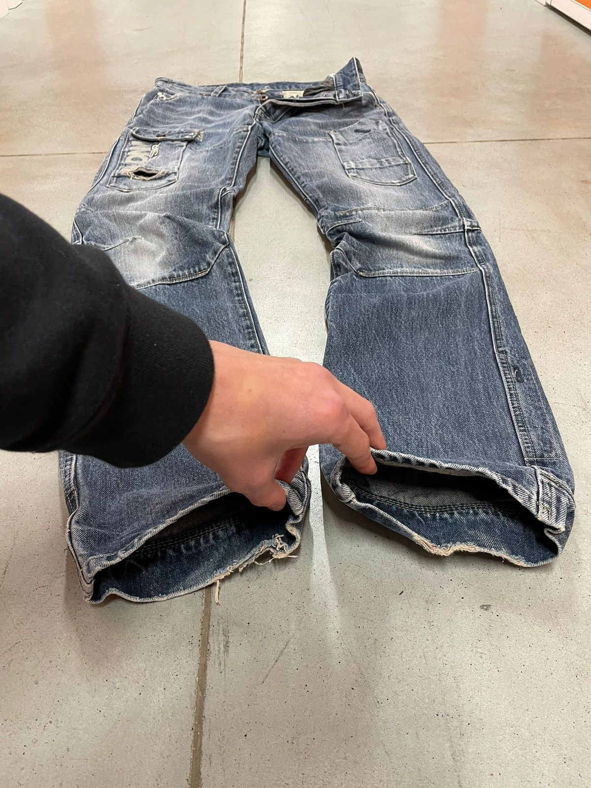 G-Star Vintage G Star Raw Cargo Jeans Distressed Denim Size US 32 / EU 48 - 2 Thumbnail