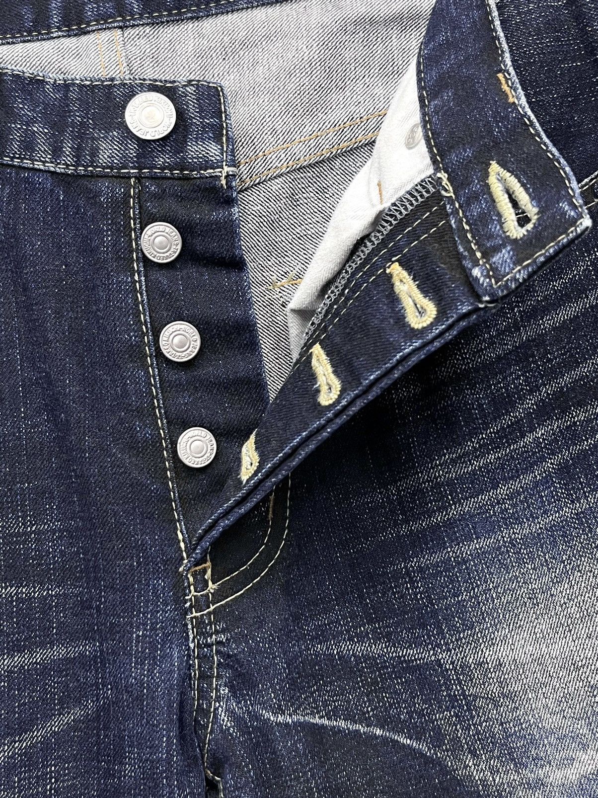 Takeo Kikuchi Designer TAKEO KIKUCHI Lightning Clawmark Whisker Slim Fit⚡️ Size US 29 - 8 Thumbnail