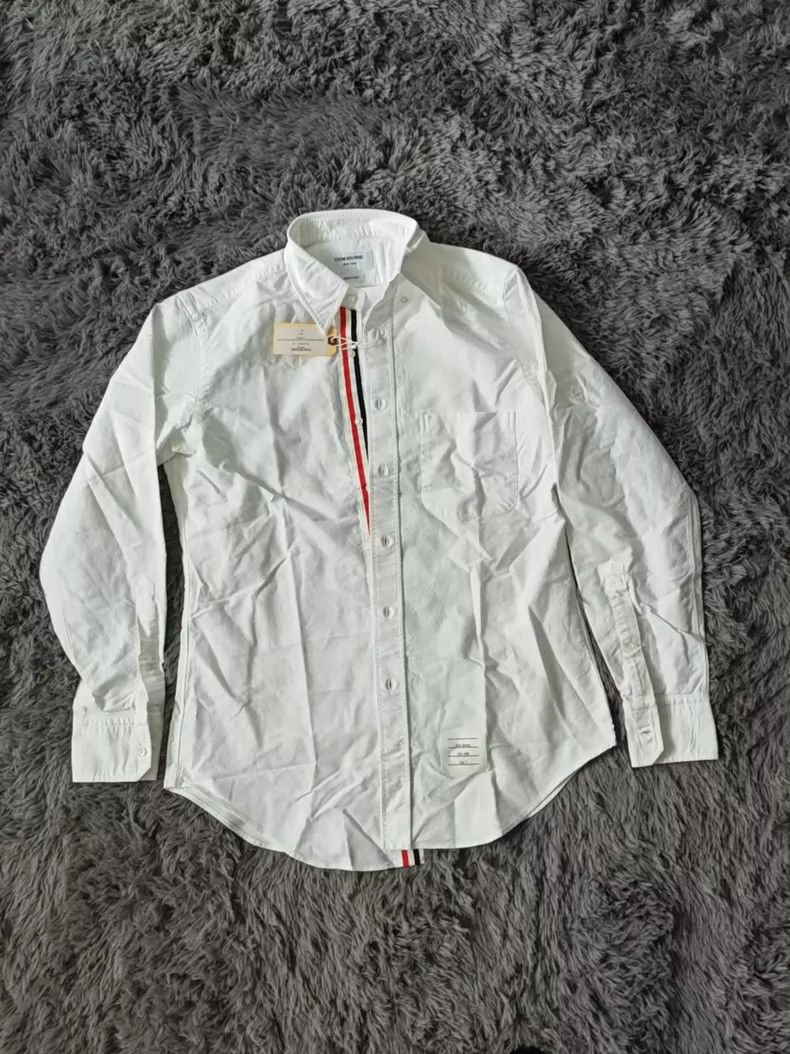 Thom Browne Thom Browne collar striped shirt Size L / US 10 / IT 46 - 1 Thumbnail