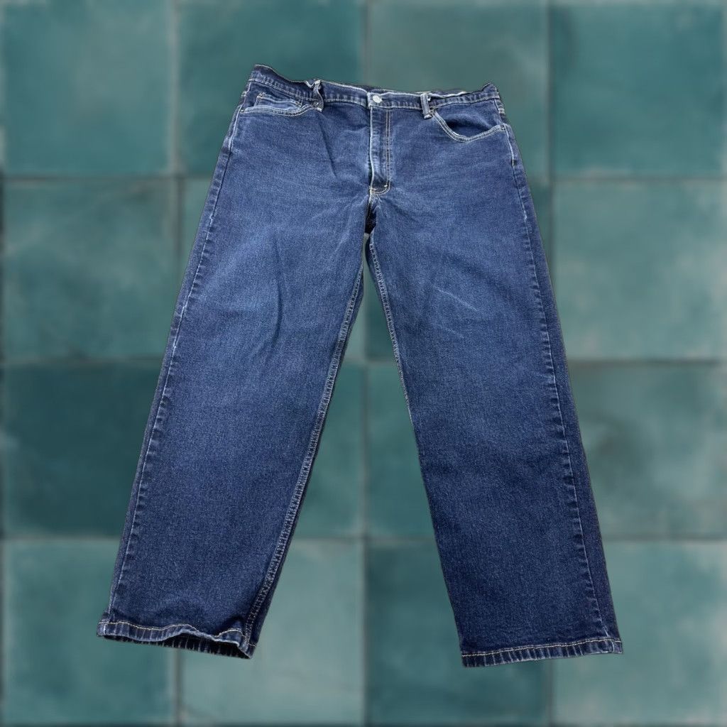 Levi's Levi’s Jeans 550 Men’s 41x29 Blue Relaxed Regular Ankle Pockets USA Mens Size US 41 - 1 Thumbnail