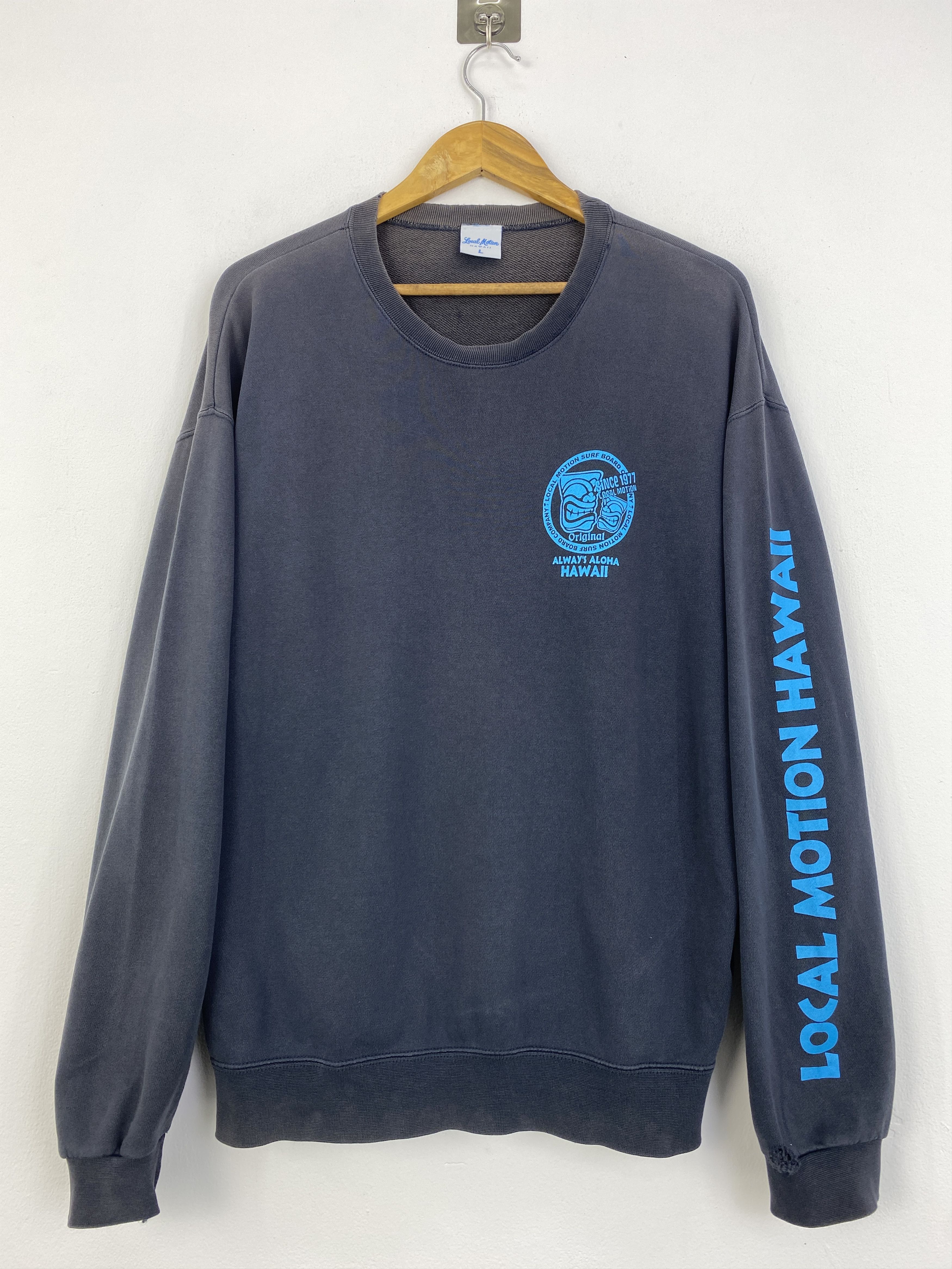 Vintage Local Motion Hawaii Backhit Crewneck Sweatshirt SH0048 Size US L / EU 52-54 / 3 - 3 Thumbnail
