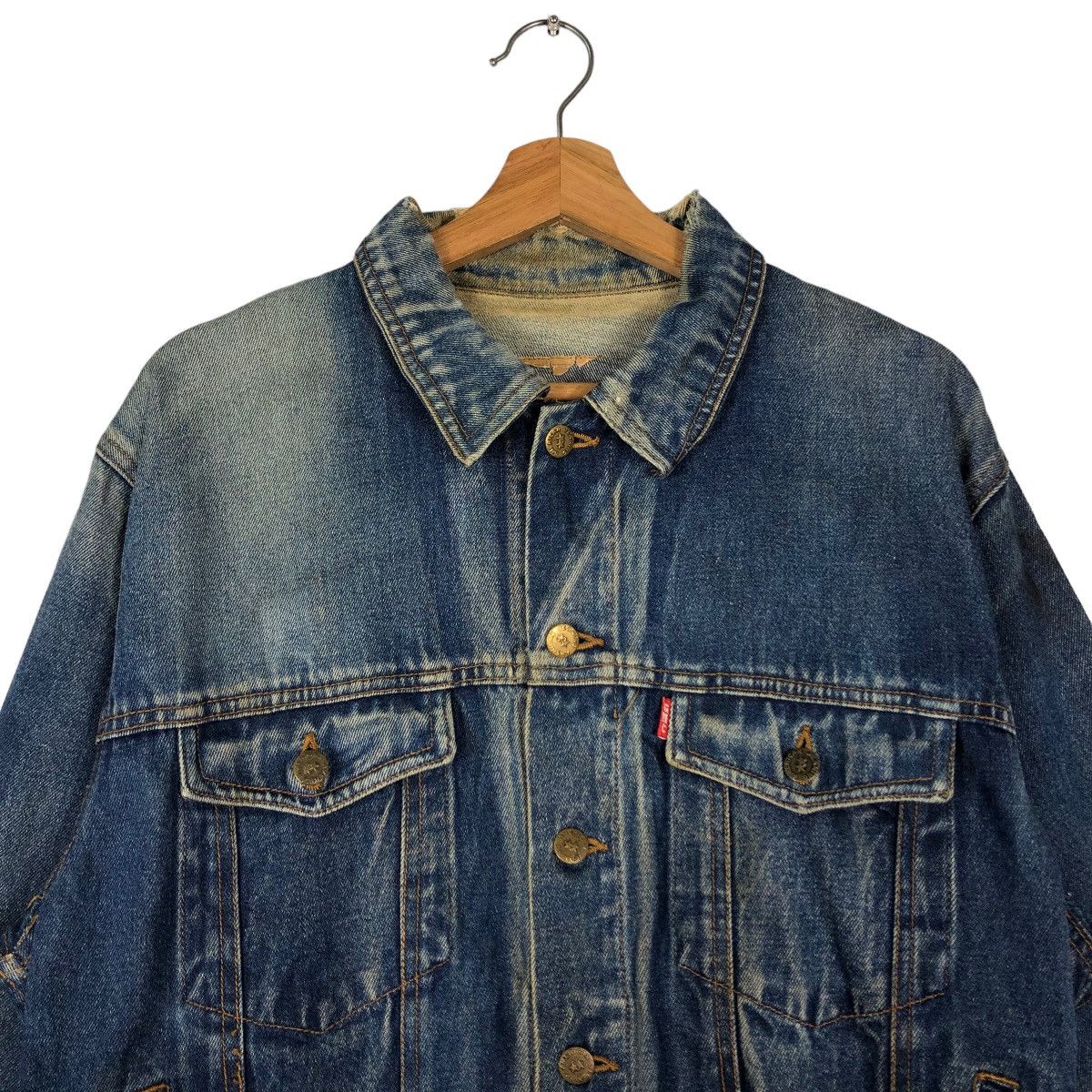 Hysteric Glamour 🔥90’s Vintage Trucker Denim Jacket Biker GMC Japan Size US M / EU 48-50 / 2 - 2 Thumbnail