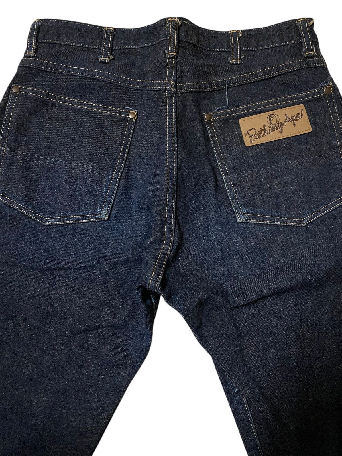 Bape A Bathing Ape Bape Vintage Selvedge Denim Jeans Size US 29 - 3 Thumbnail