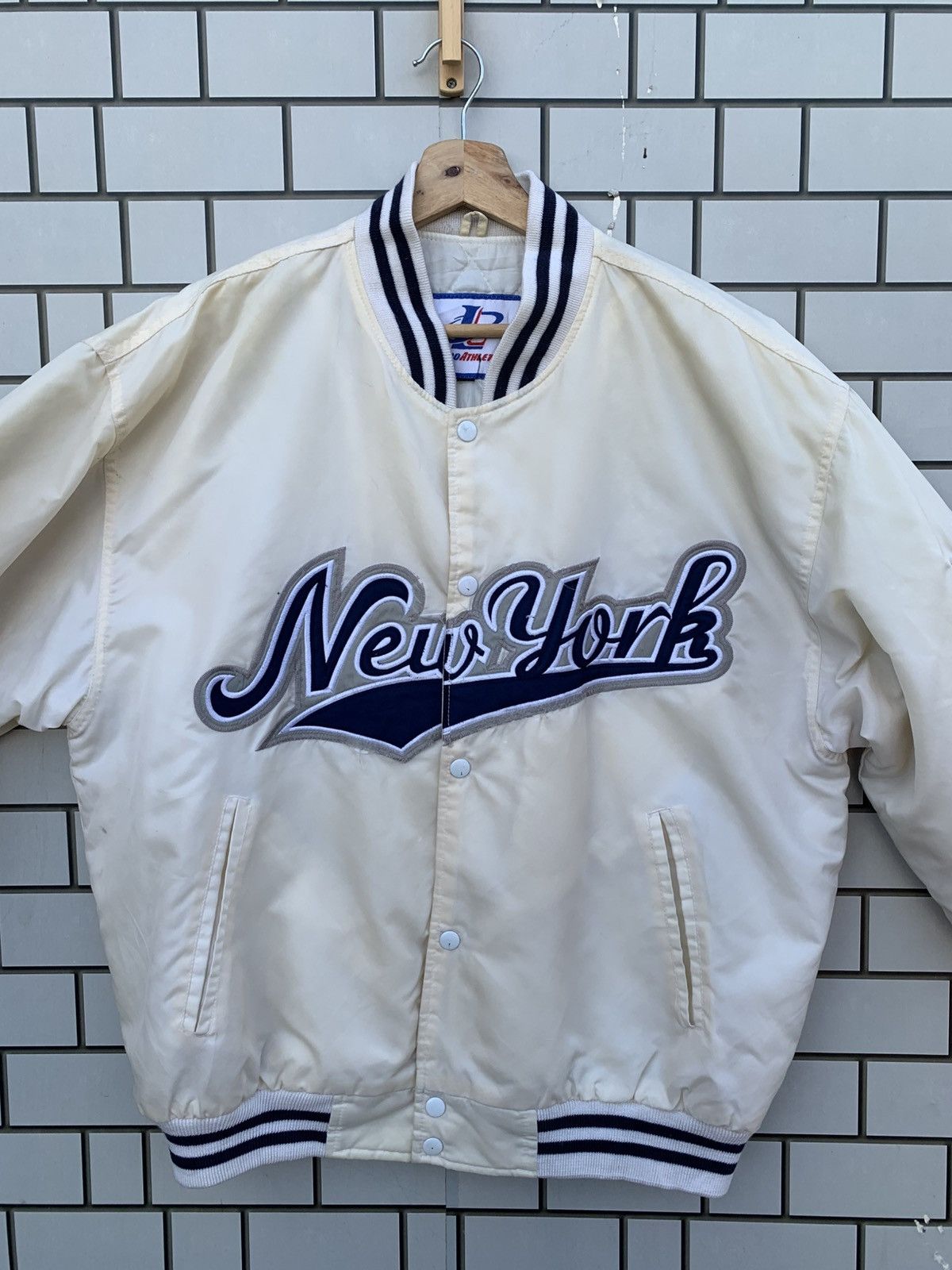 Logo Athletic × Vintage Vintage Logo Athletic Bomber Jacket Size US L / EU 52-54 / 3 - 10 Thumbnail
