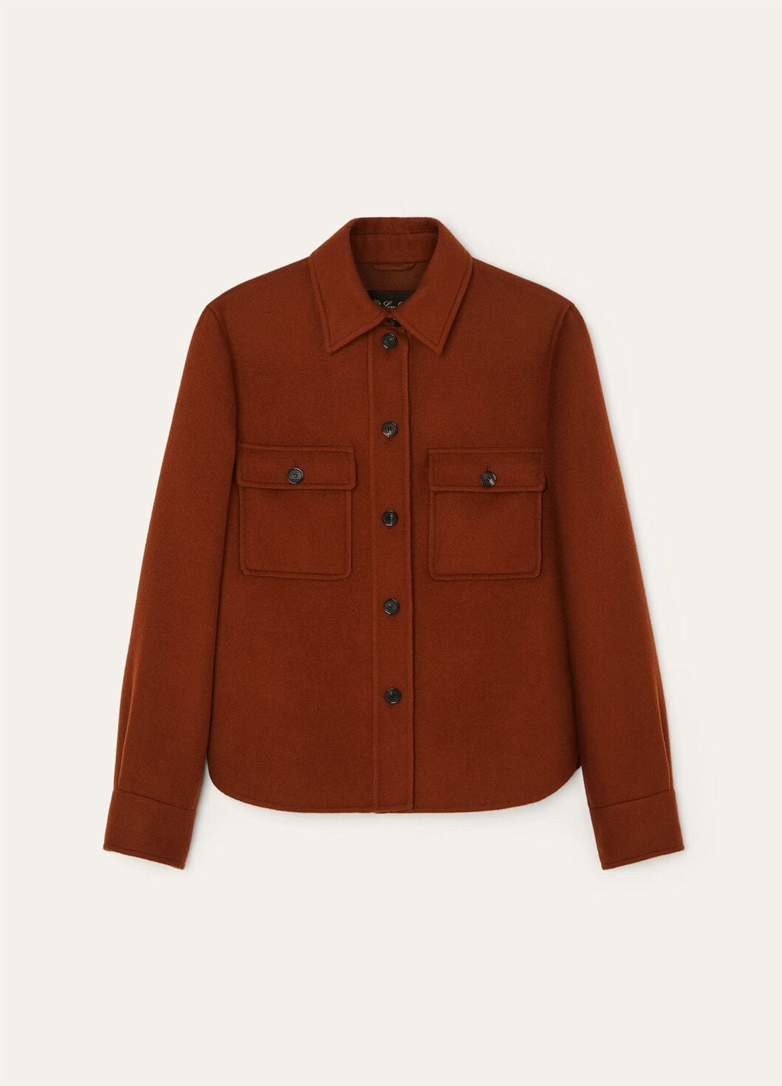 Loro Piana o1srvl11e0526 FAP0430 Yannis Overshirt In Red Size L / US 10 / IT 46 - 1 Thumbnail