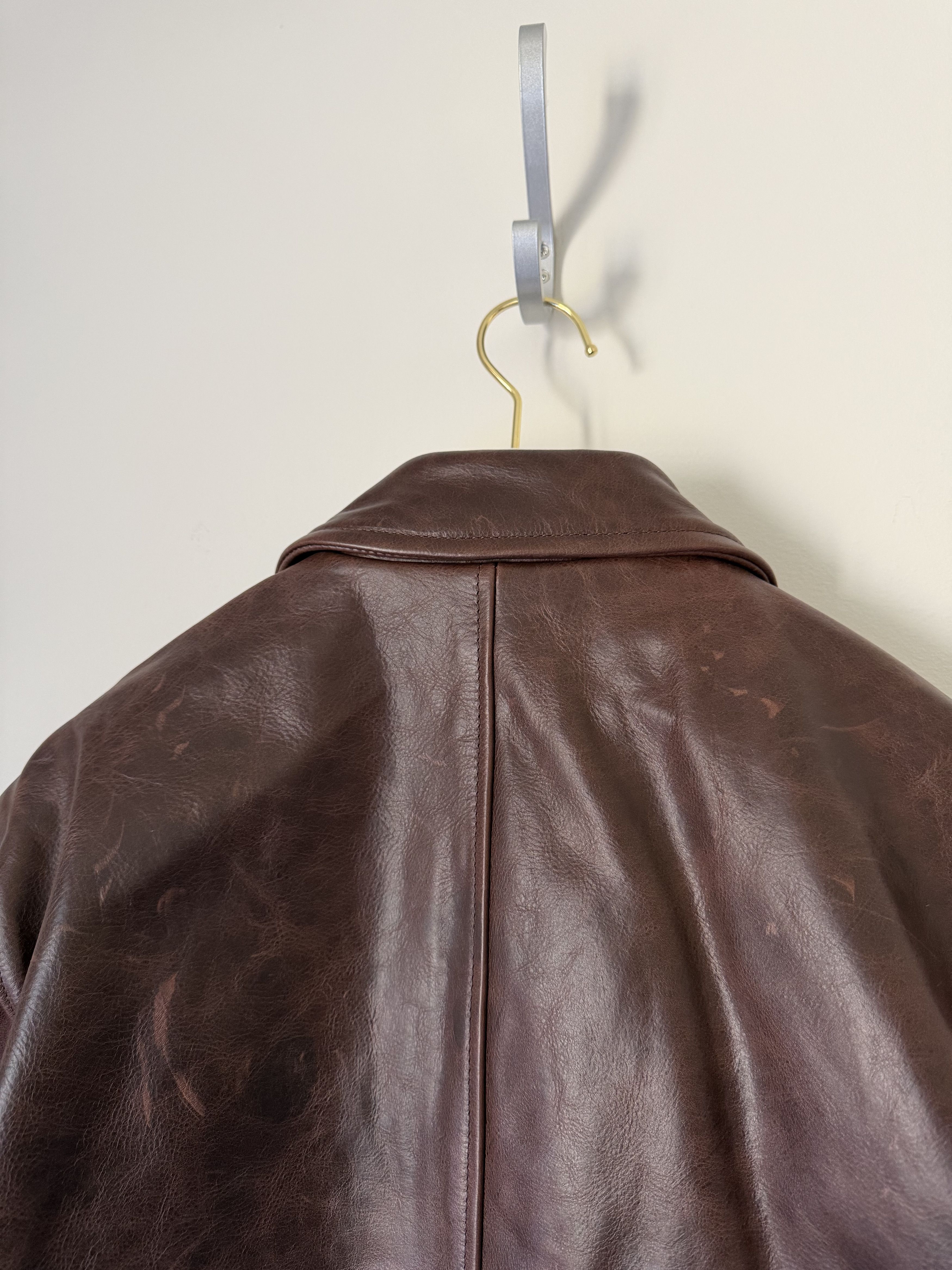 Aime Leon Dore × Vanson Leathers Aime Leon Dore Vanson Skeleton Leather Jacket in Brown Size US XL / EU 56 / 4 - 8 Thumbnail