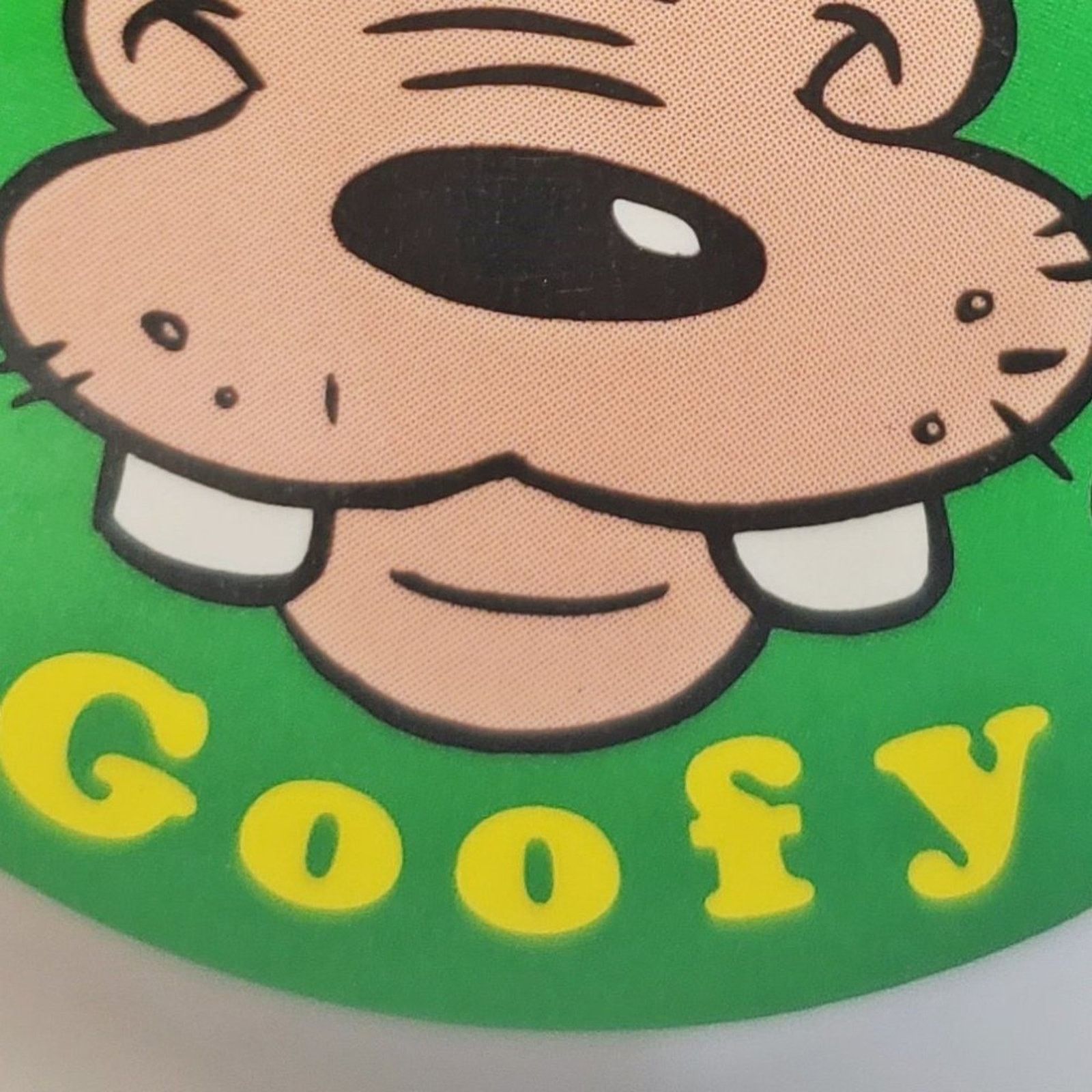 Disney Vintage 1980s Disney Goofy Green & Yellow Pinback Button Size ONE SIZE - 3 Thumbnail