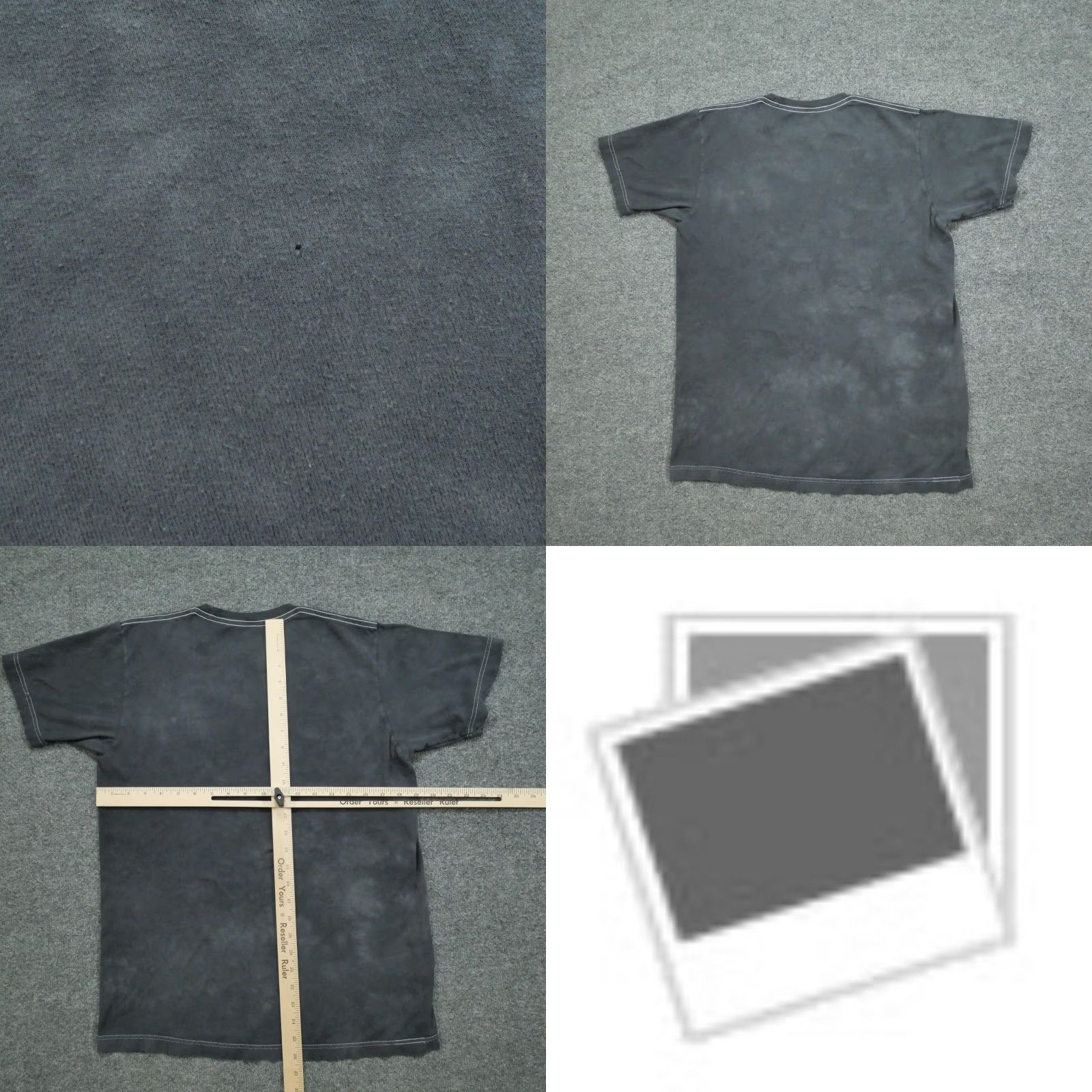Liquid Blue Liquid Blue AC DC T Shirt Mens M Grey Back In Black Fade Tie Dye Liquid Blue Logo Short Sleeve Crew Neck 80s 90s Mens (adjusted for brand/decade) Size US M / EU 48-50 / 2 - 8 Thumbnail