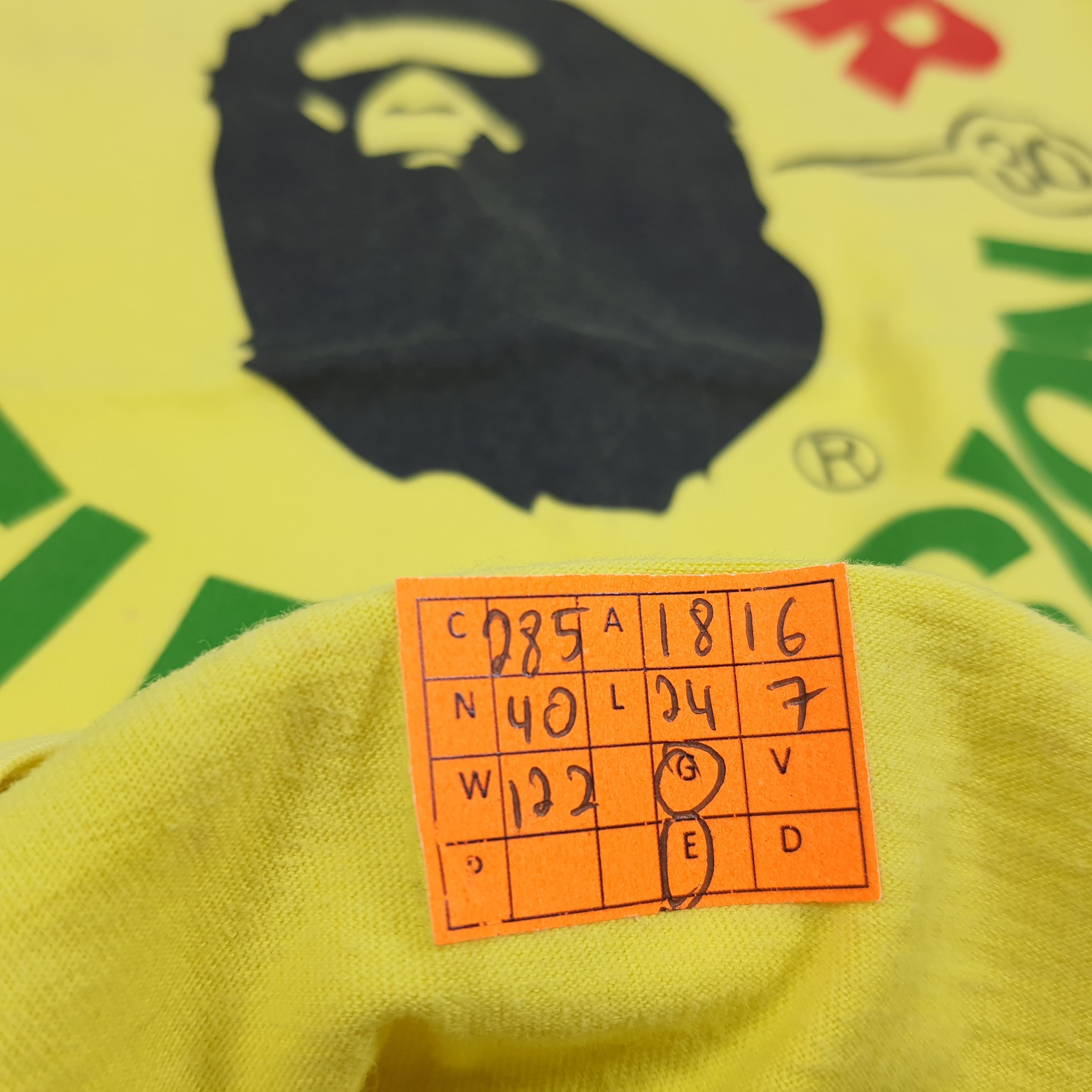 Japanese Brand Vintage BAPE x 24 Hour Television Charity Tee C285N40 Size US S / EU 44-46 / 1 - 6 Thumbnail