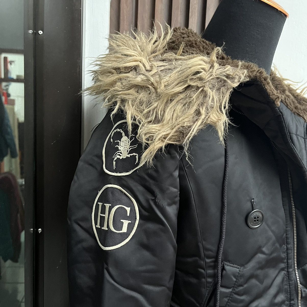 Hysteric Glamour Hysteric Glamour Bomber Fur Faux Jacket Primaloft Size M / US 6-8 / IT 42-44 - 6 Thumbnail