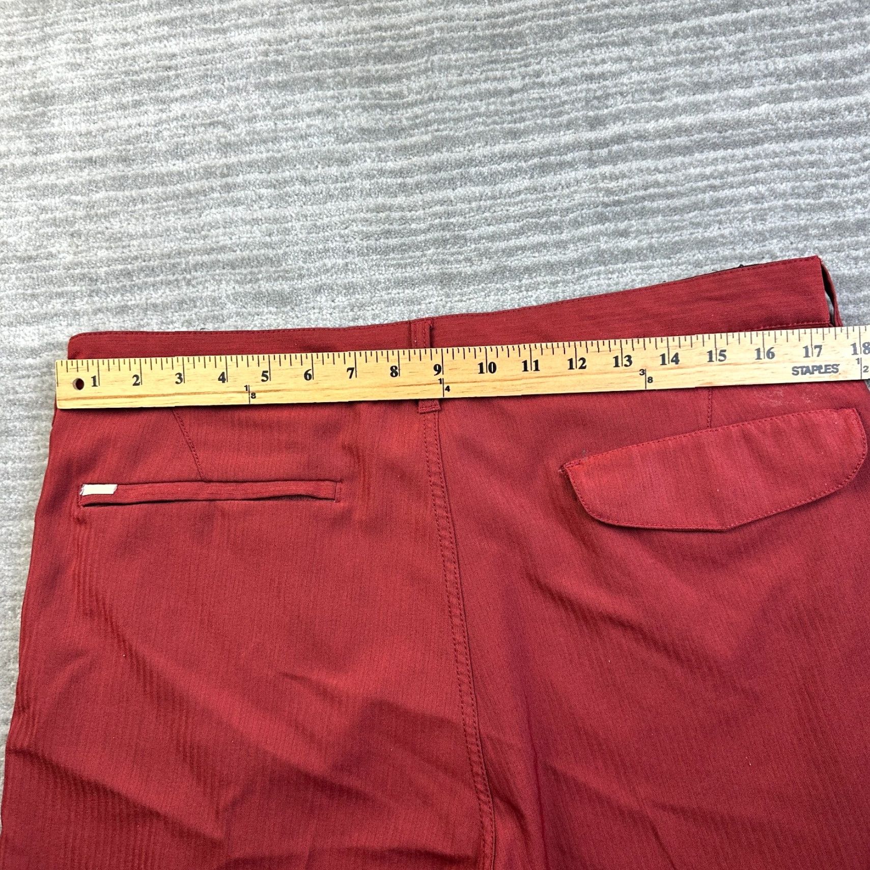 Billabong Billabong Shorts Mens 34 Red Chino Platinum X Chino Board Surfing Surfer Size US 34 / EU 50 - 6 Thumbnail