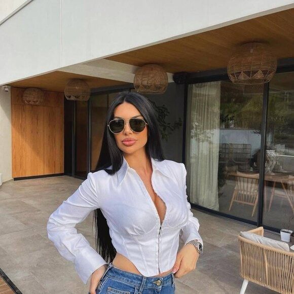 Bottega Veneta 🕶️ New Bottega Veneta BV1302S 001 Sunglasses - Gold Frame Size ONE SIZE - 5 Thumbnail