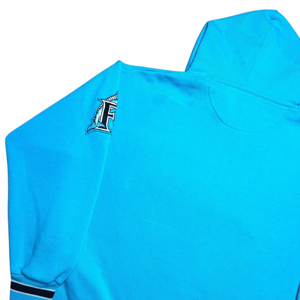 Starter Vintage 1990s MLB Florida Marlins Starter Tailsweep Hoodie Size US L / EU 52-54 / 3 - 19 Thumbnail