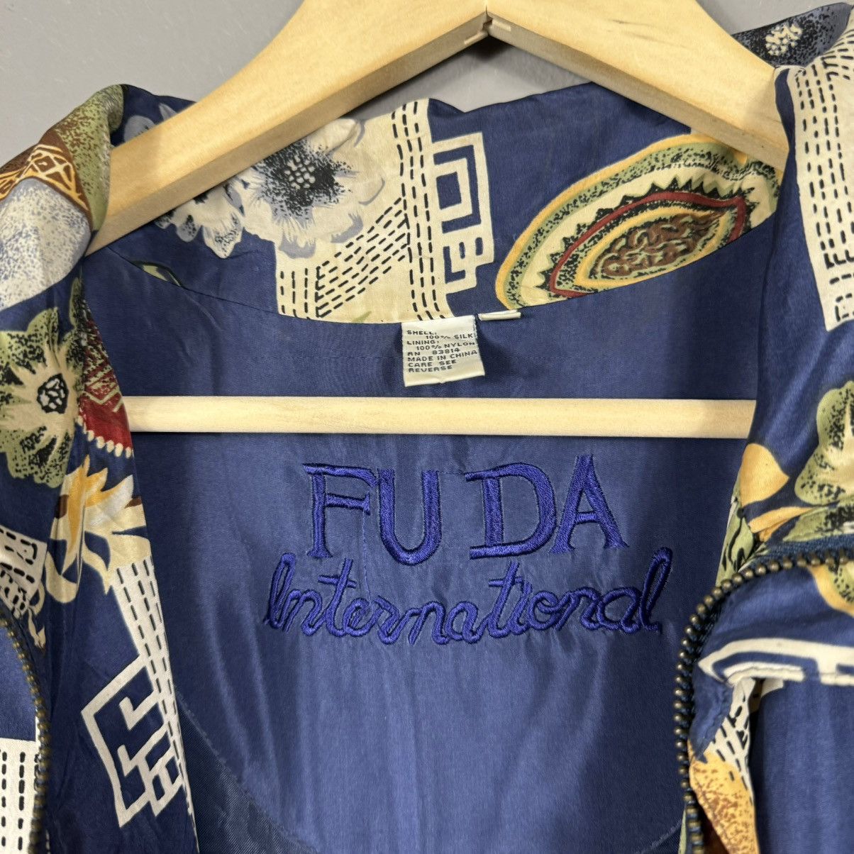 Vintage Vintage FUDA International 90s Silk Bomber Size US XL / EU 56 / 4 - 7 Thumbnail
