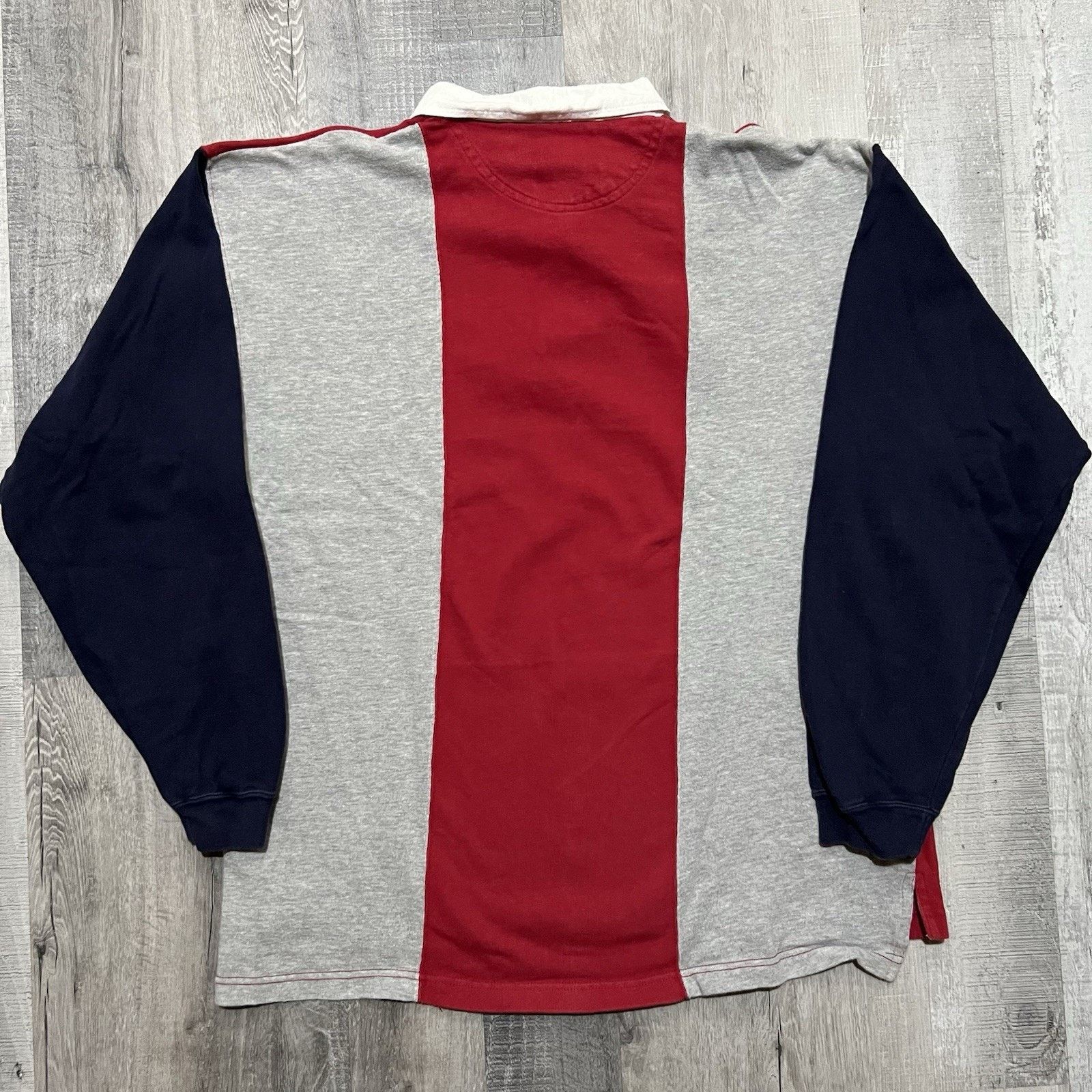 Arrow VTG The Arrow Company Color Block Polo Shirt 90s Rugby Sz L Size US L / EU 52-54 / 3 - 2 Thumbnail