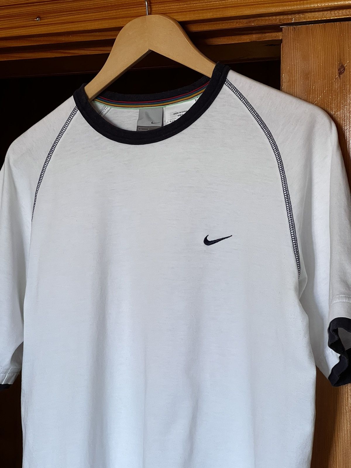 Nike × Vintage Nike t-shirt swoosh vintage Size US L / EU 52-54 / 3 - 7 Thumbnail