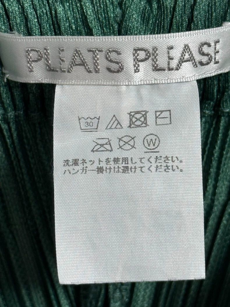 Issey Miyake Issey Miyake size:3 Dark green special-shaped balloon pant Size 22" - 3 Thumbnail