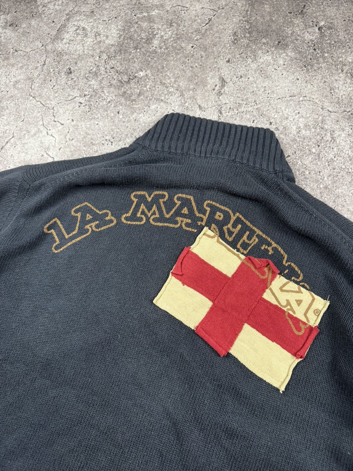 La Martina Vintage La Martina Buenos Aires Quarter 1/4Zip Sweatshirt Size US L / EU 52-54 / 3 - 3 Thumbnail
