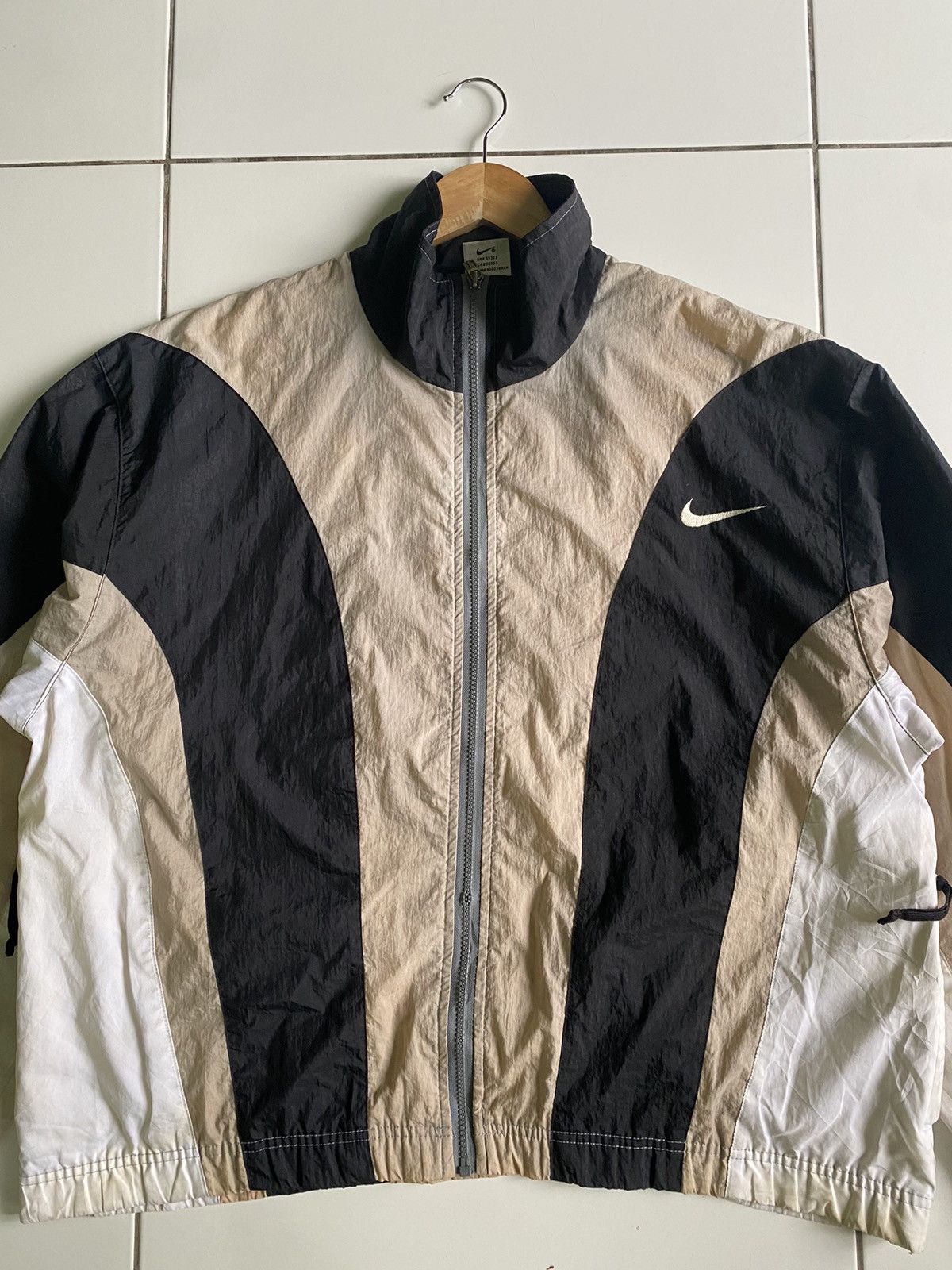 Nike Vintage Nike Swoosh Block colou windbreaker Jackets Size US M / EU 48-50 / 2 - 3 Thumbnail