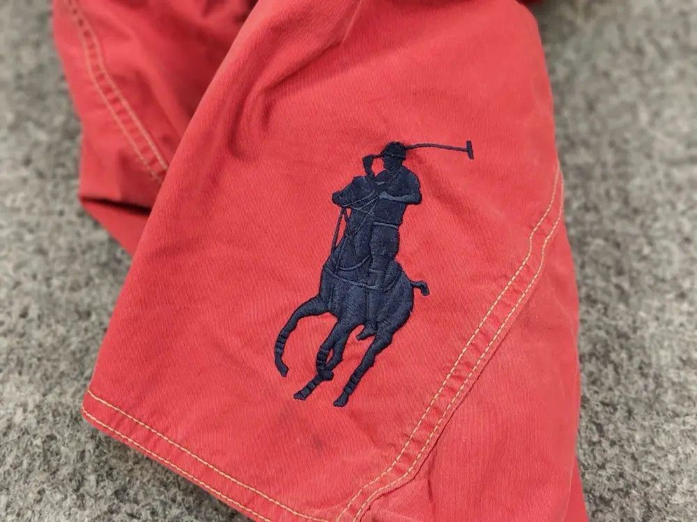 Polo Ralph Lauren Vintage 90's Ralph Lauren Shorts Red Logo Casual Streetwear Size US 31 - 7 Thumbnail