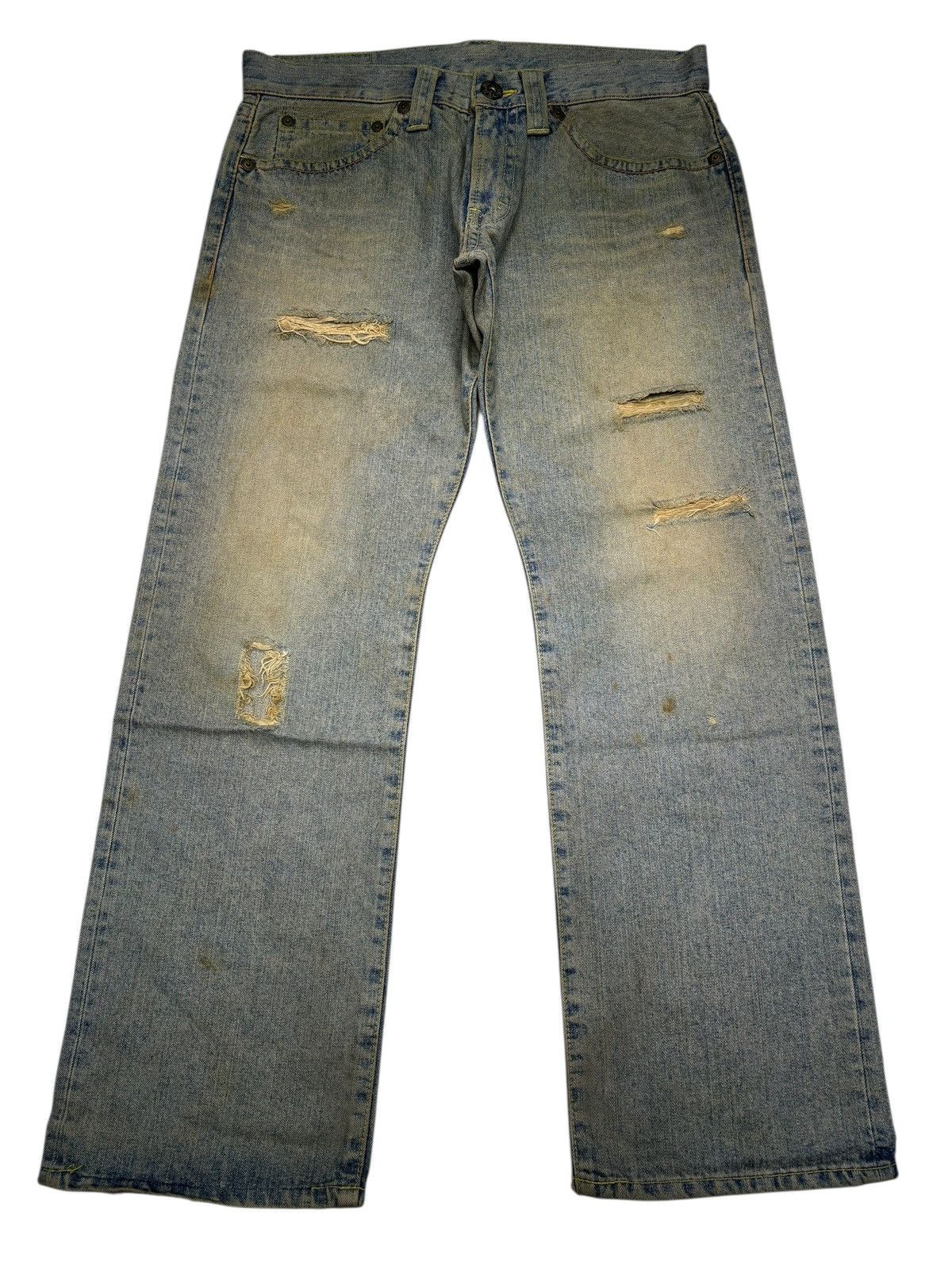 Acne Studios COCOLULU THRASHED BAGGY RUSTY DISTRESS DENIM JEANS Size US 34 / EU 50 - 1 Thumbnail