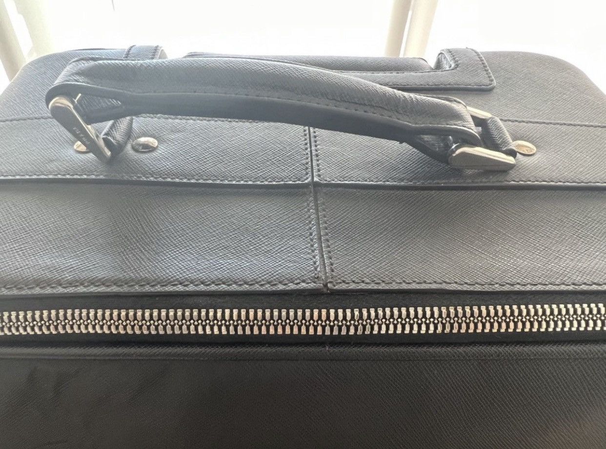 Prada Saffiano Leather Travel Suitcase | Carry On Size ONE SIZE - 4 Thumbnail
