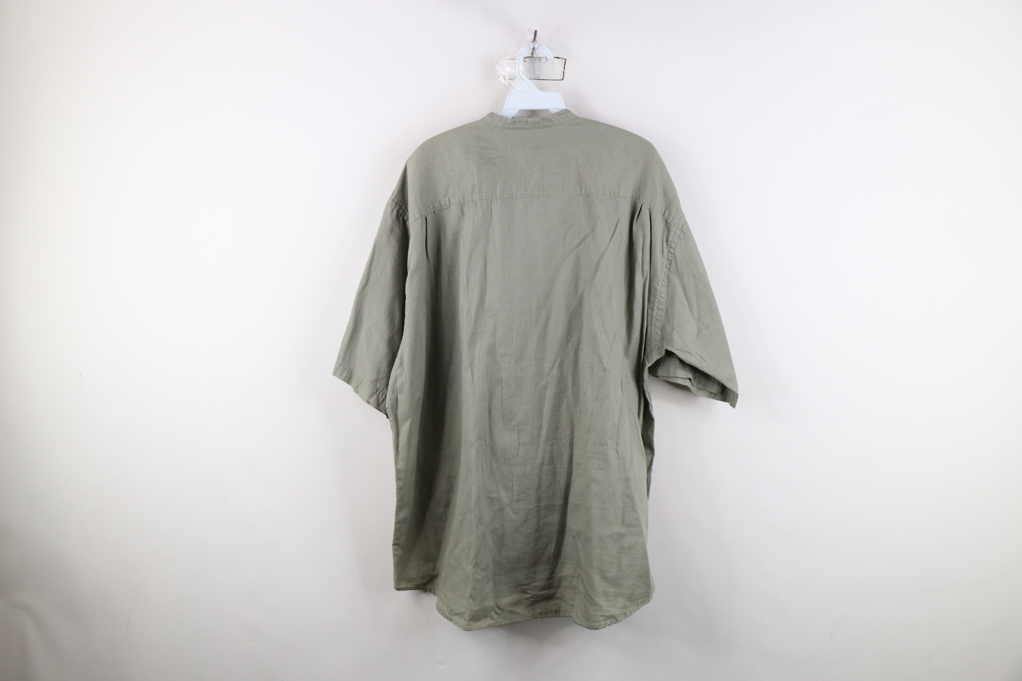 Vintage Vintage 90s Streetwear Collar Short Sleeve Button Shirt Size US XL / EU 56 / 4 - 10 Thumbnail