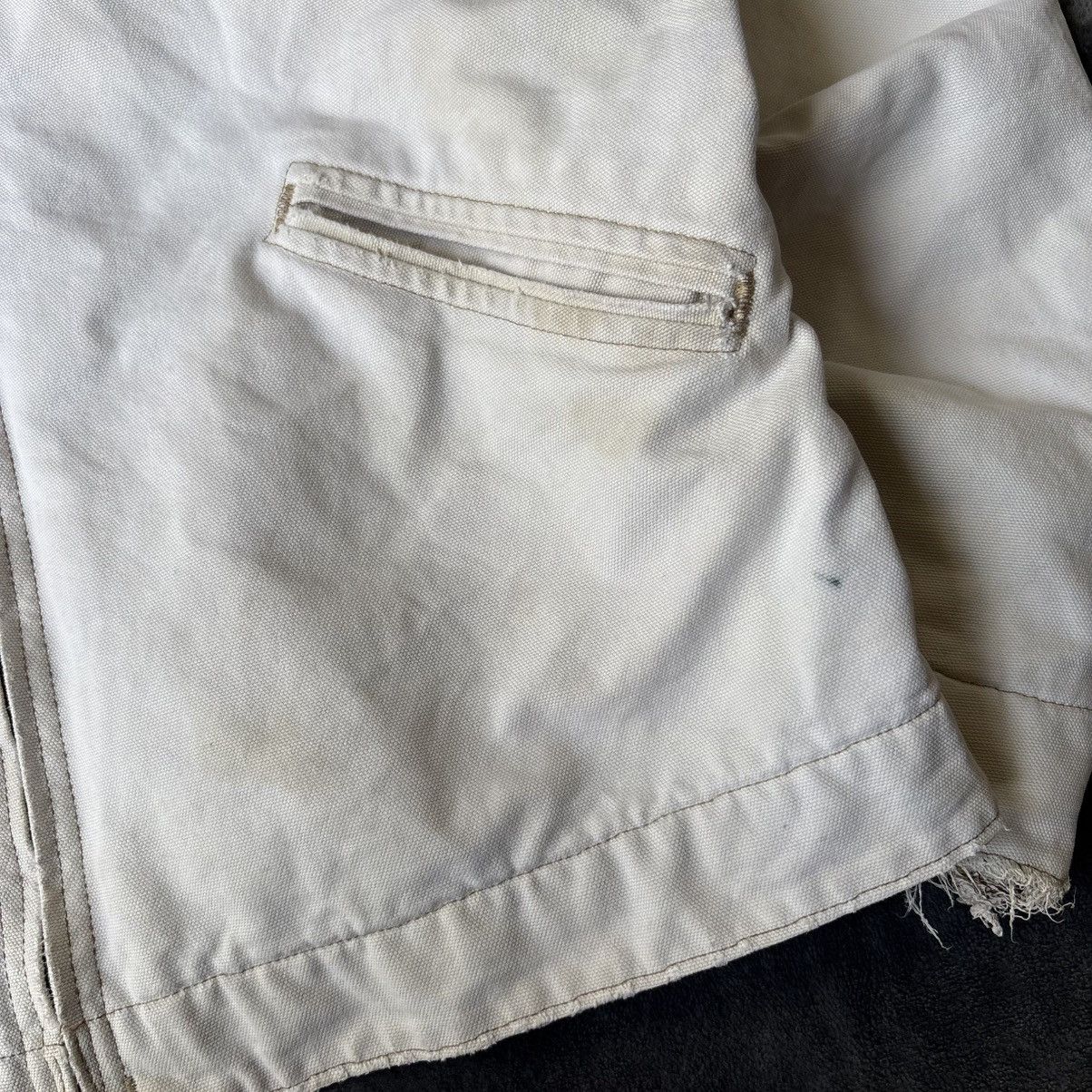 Carhartt VERY RARE WHITE CARHARTT DETROIT JACKET Size US M / EU 48-50 / 2 - 8 Thumbnail