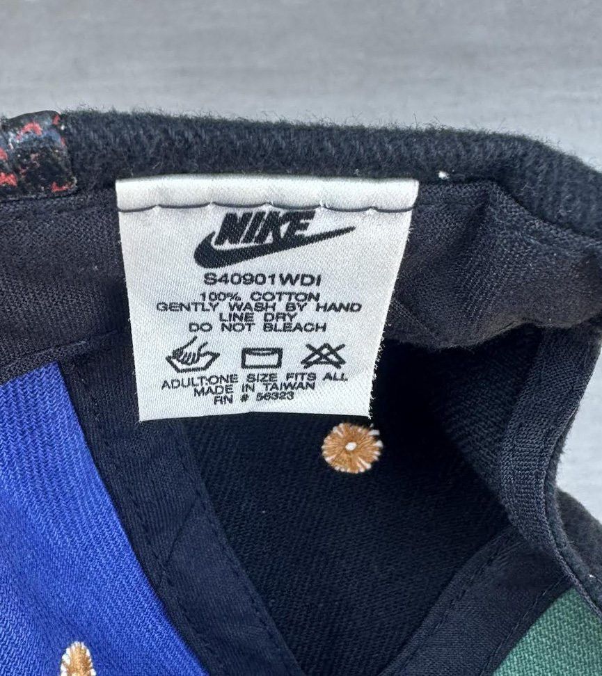 Nike × Vintage Vintage Nike Hoop Heroes Pinwheel Snapback Hat Cap Size ONE SIZE - 5 Thumbnail