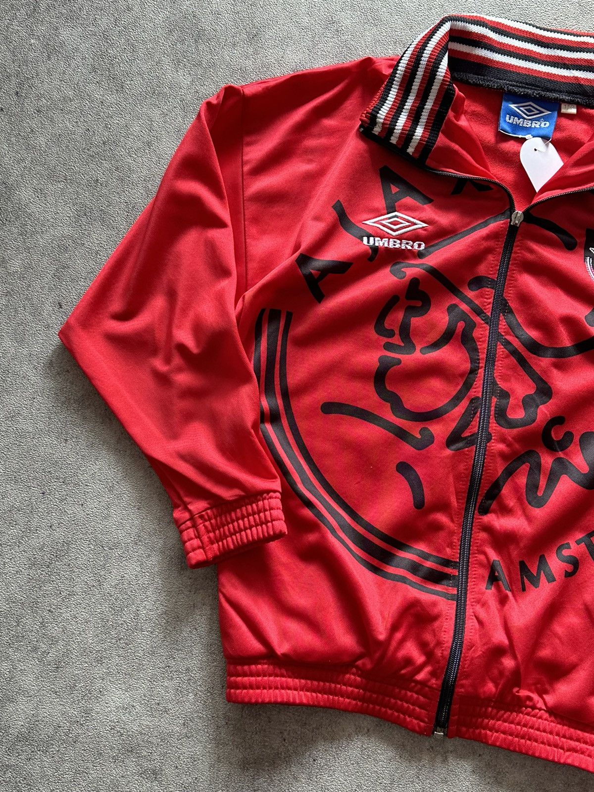 Umbro 1996 Vintage Umbro Ajax Amsterdam Track Jacket Size US S / EU 44-46 / 1 - 2 Thumbnail