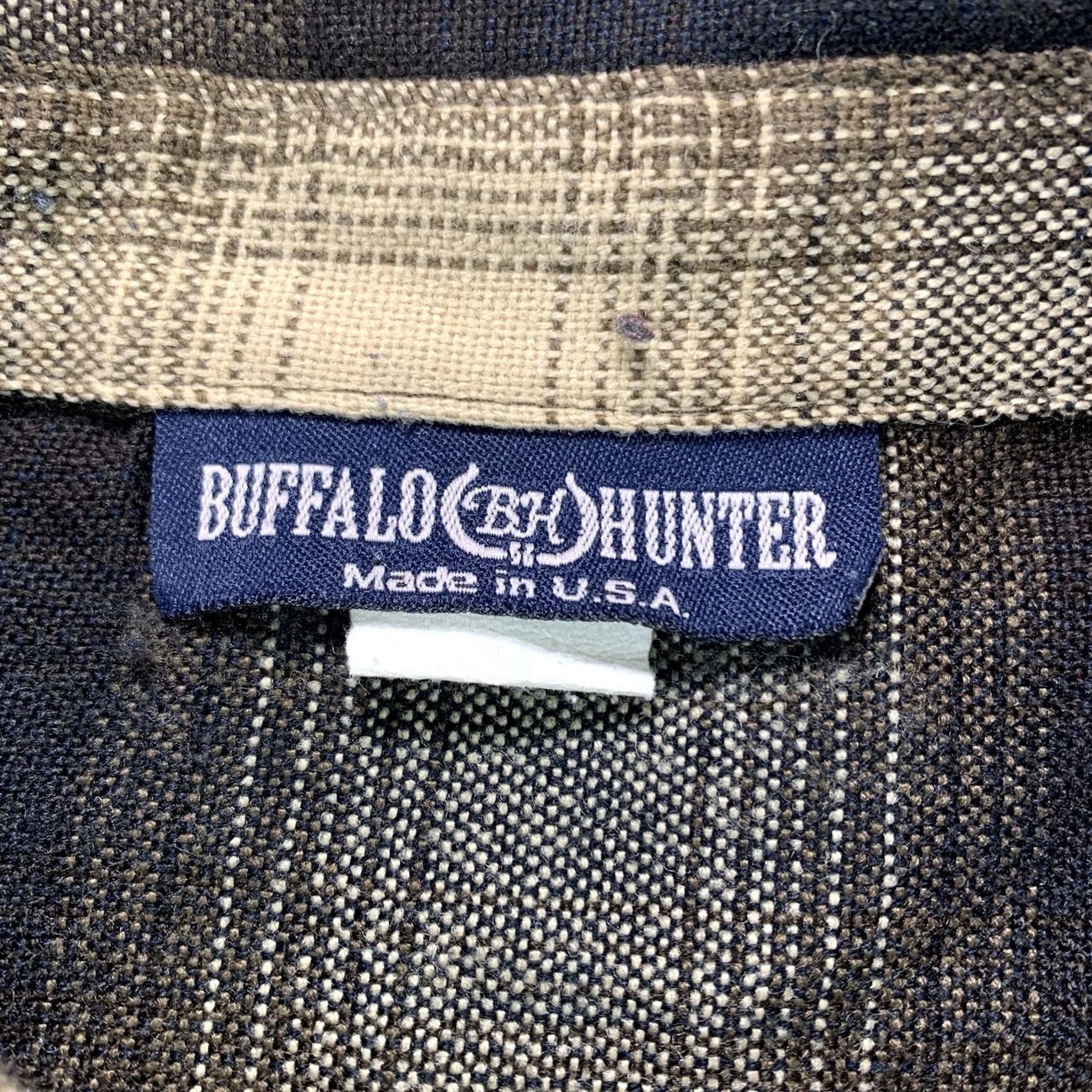 Hunter VINTAGE Buffalo Hunter Button-Up Shirt Mens 3XL Brown Black plaid short sleeve USA Size US XXL / EU 58 / 5 - 2 Thumbnail