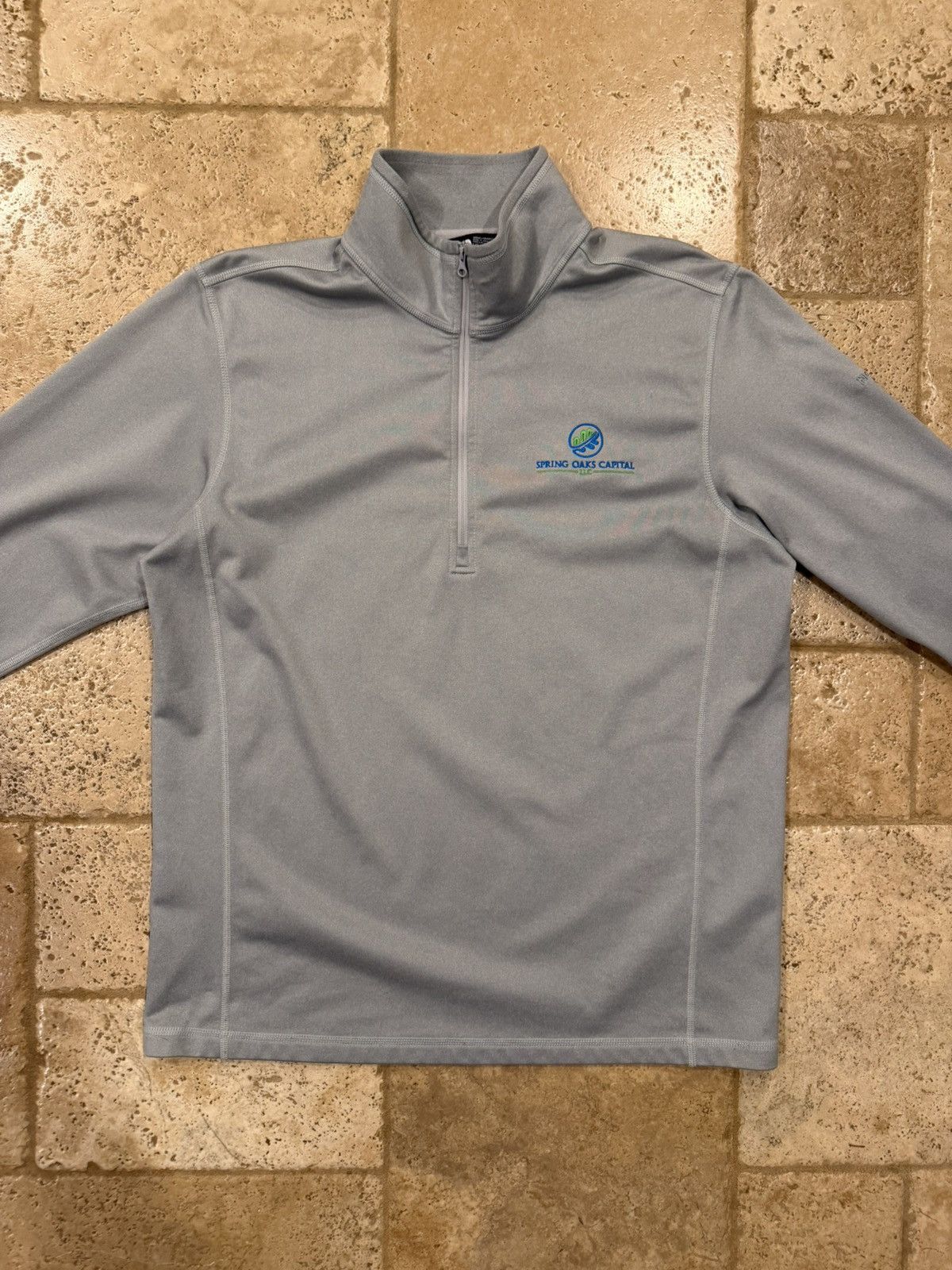 The North Face The North Face Quarter Zip Grey Light Sweatshirt Jacket Size US L / EU 52-54 / 3 - 5 Thumbnail