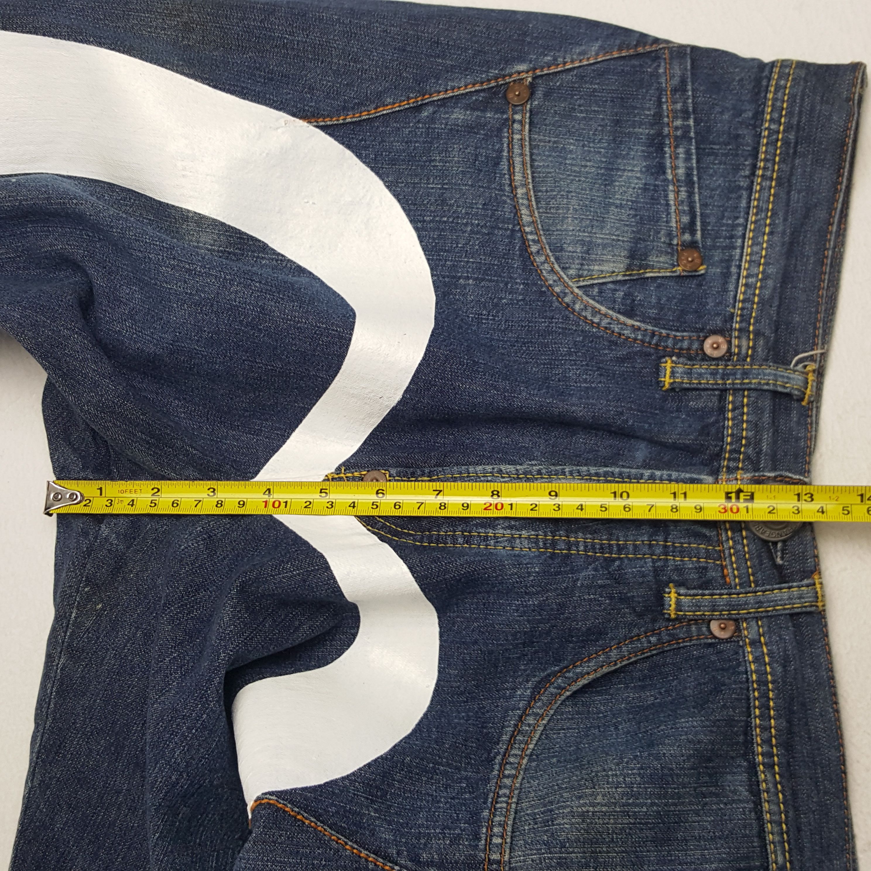 Evisu Vintage Evisu Paris Custom Daicock Denim Jeans Size US 30 / EU 46 - 8 Thumbnail