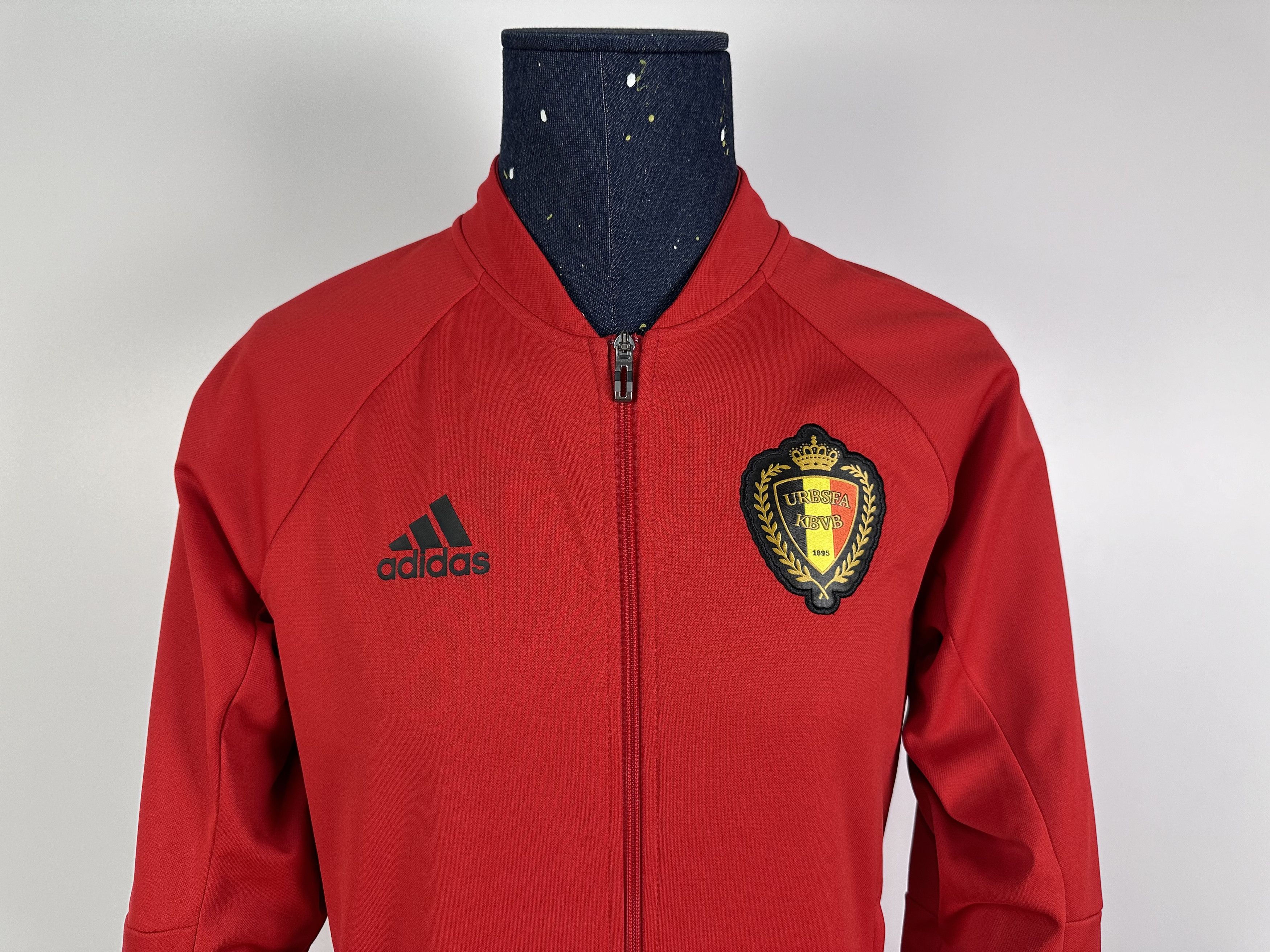 Adidas BELGIUM NATIONAL TEAM 20 FOOTBALL TRAINING TRACK TOP JACKET Size US M / EU 48-50 / 2 - 5 Thumbnail