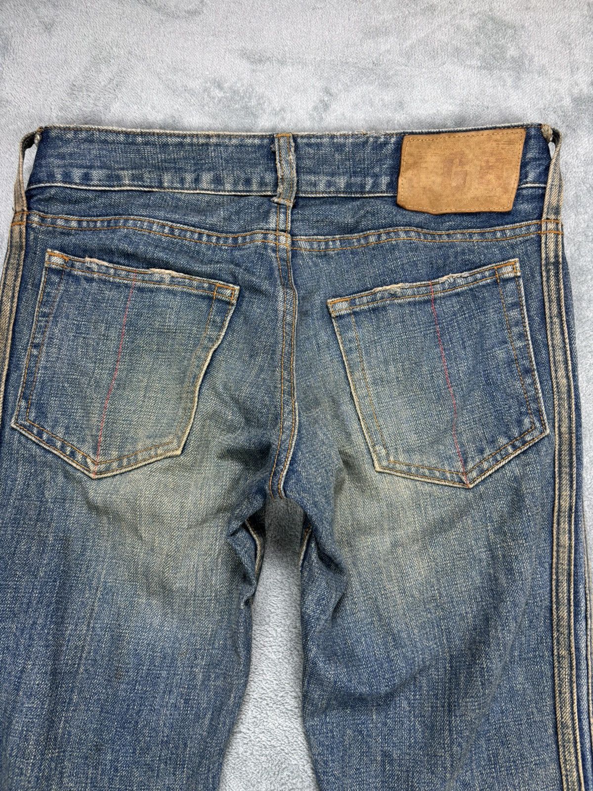 Le Grande Bleu (L.G.B.) L.G.B Flared Denim Pants. S012 Size US 28 / EU 44 - 10 Thumbnail