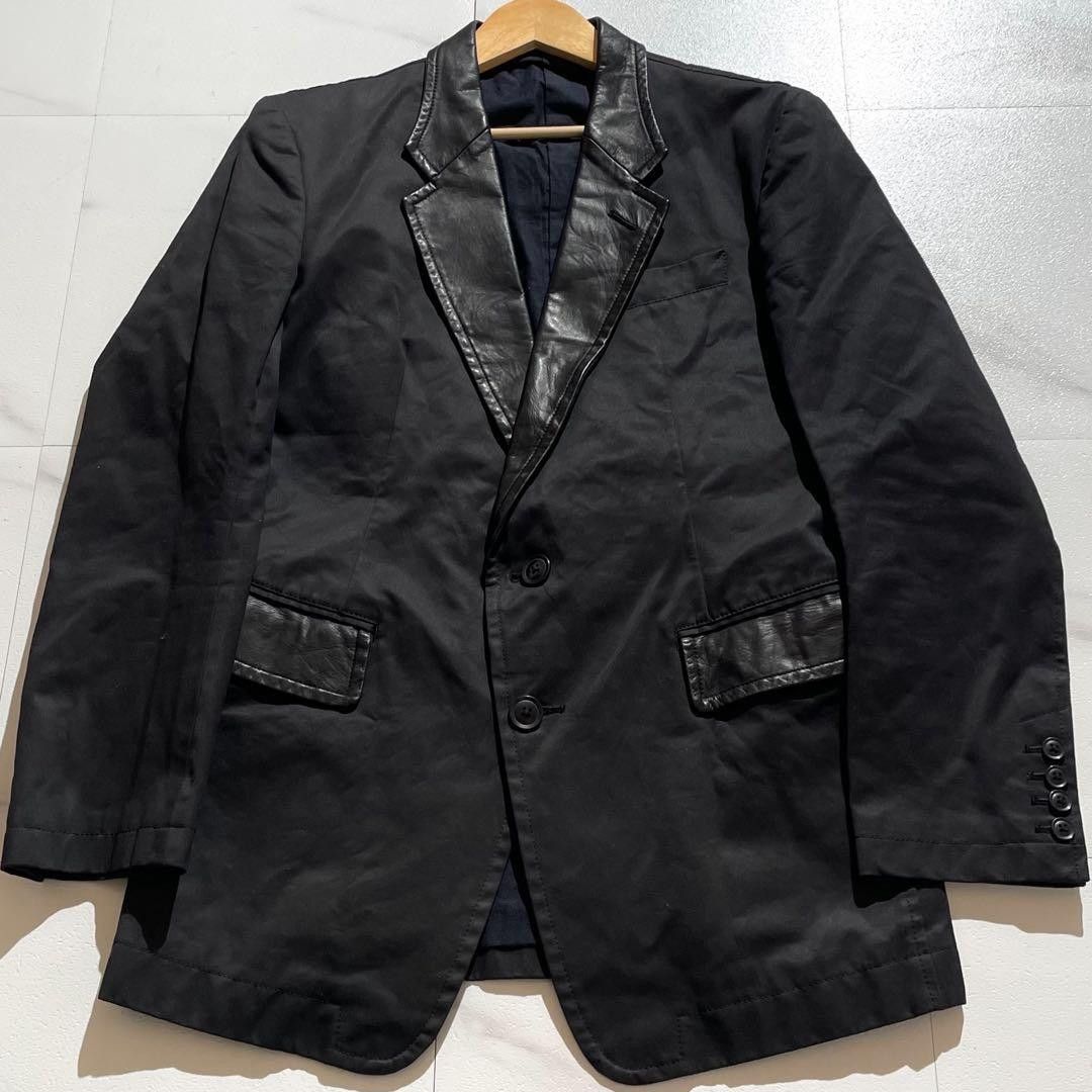 Yohji Yamamoto Y's For Men Red Label Leather Jacket | Grailed