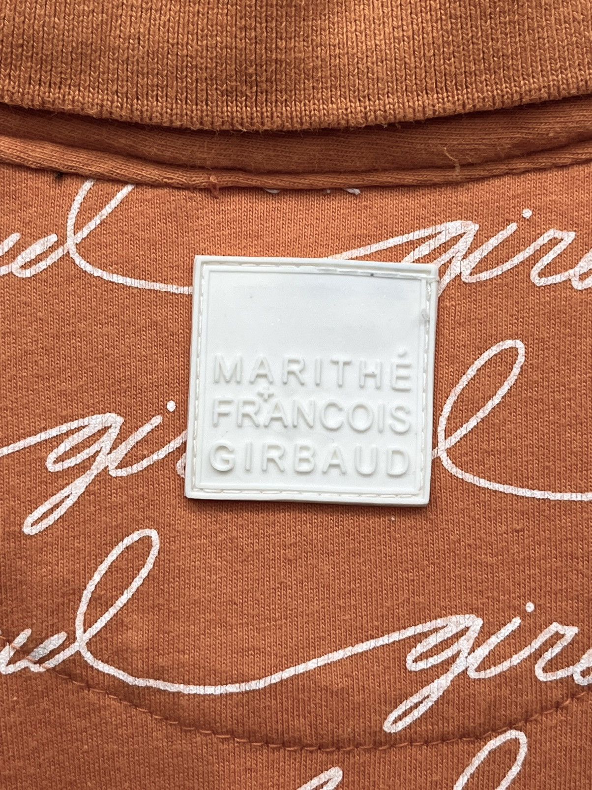 Marithe + Francois Girbaud FYE🔥Vintage Designer GIRBAUD Signature Monogram Polo Shirt Size US L / EU 52-54 / 3 - 5 Thumbnail