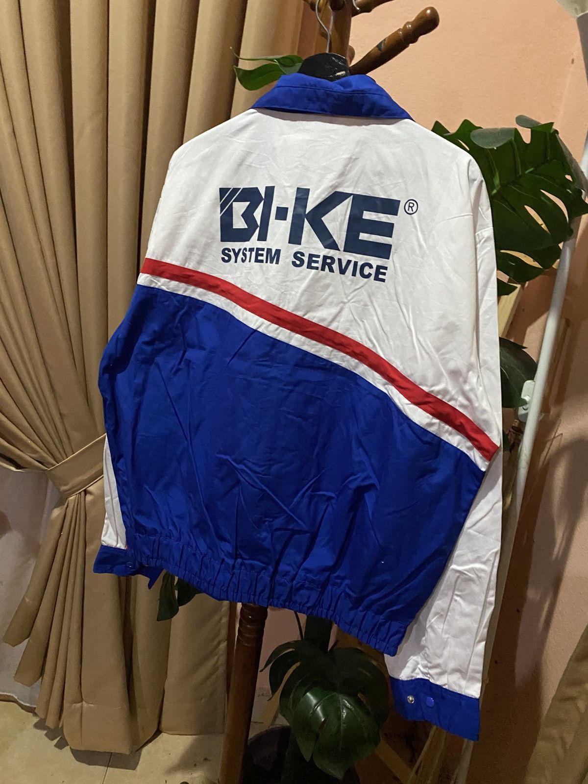 BKE Vintage BI-KE System Service Jacket Blue White Red Size US XXL / EU 58 / 5 - 9 Thumbnail