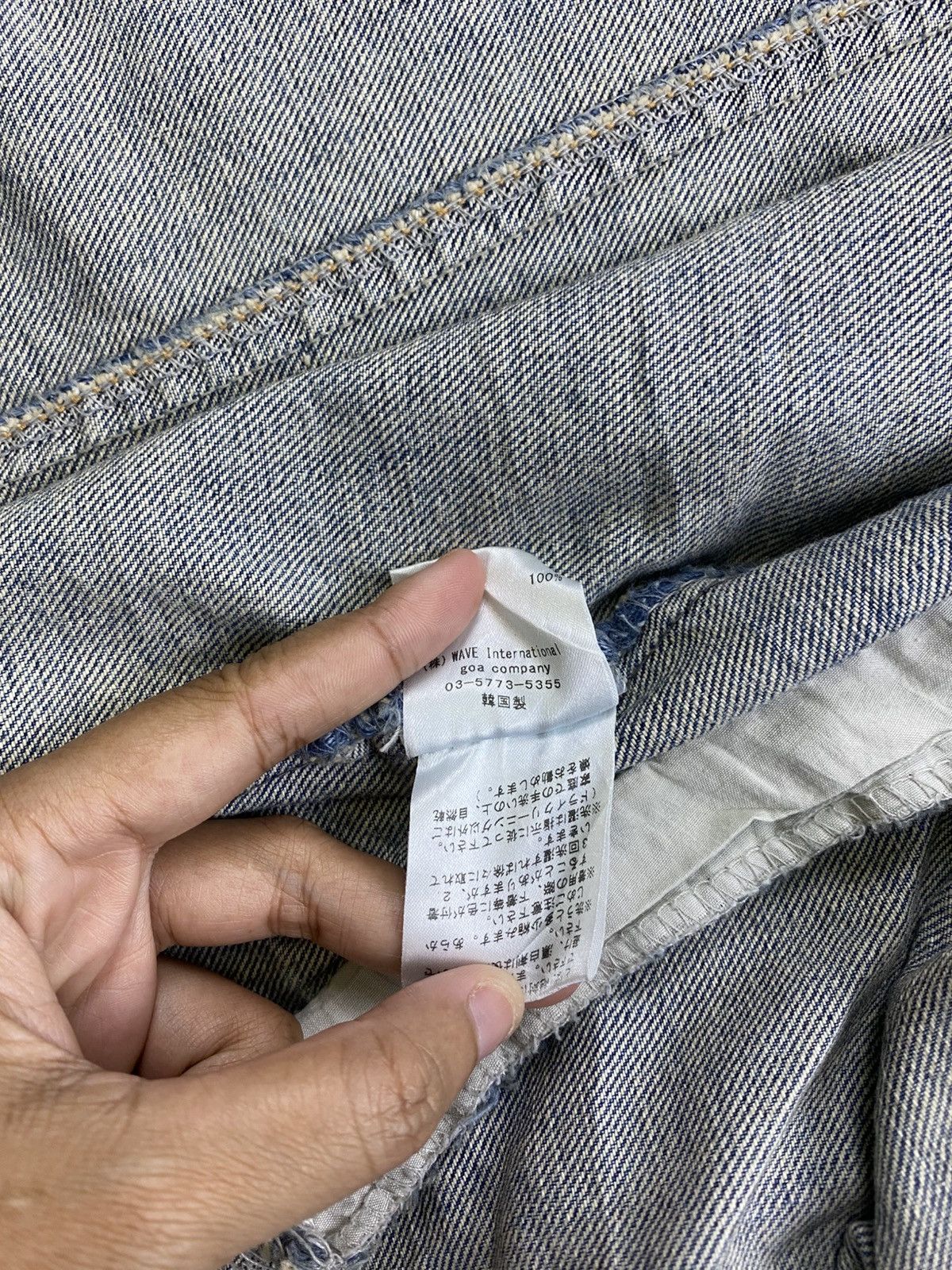 GOA Vintake GOA Company Ripped Design Bondage Denim Jacket Size US M / EU 48-50 / 2 - 14 Thumbnail