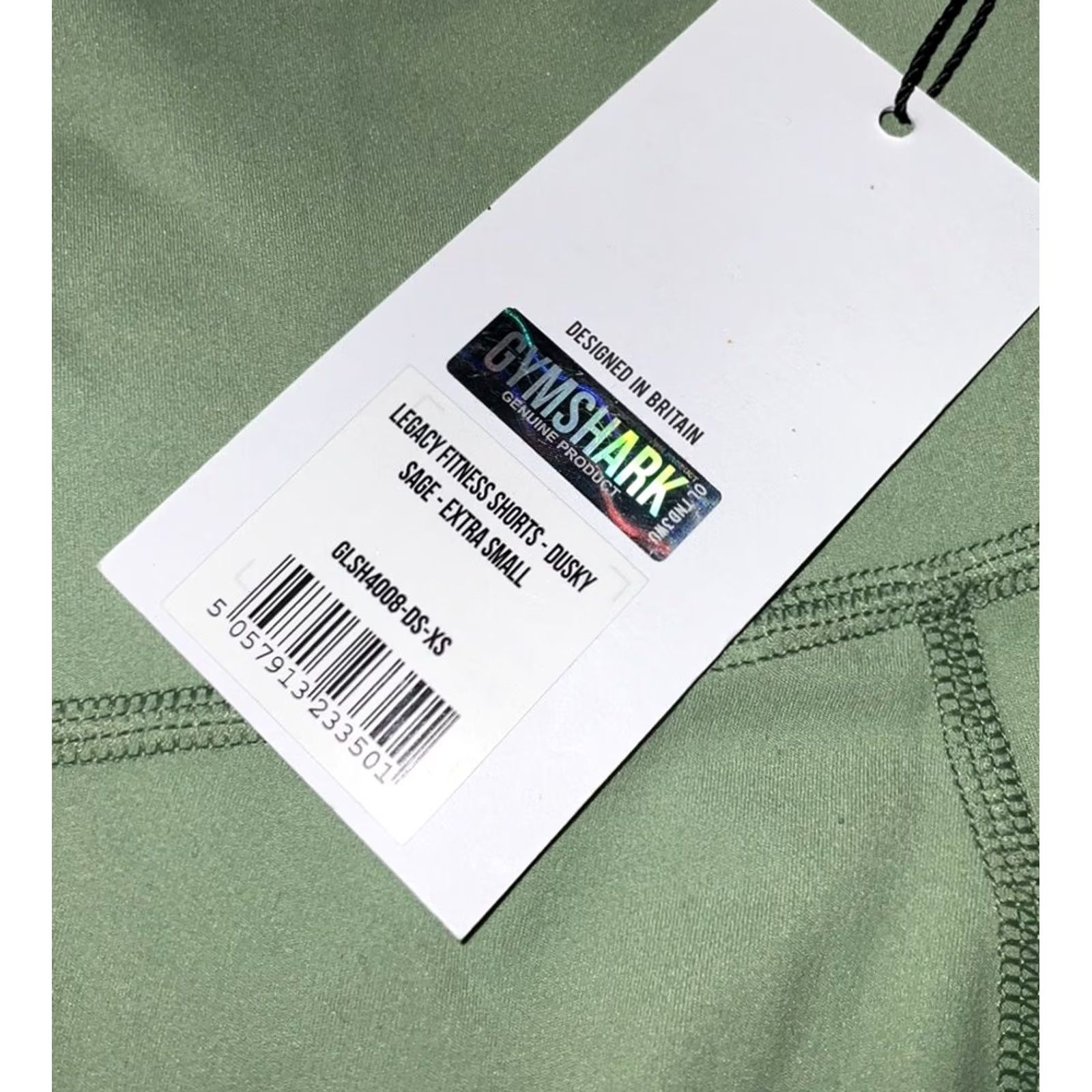 Gymshark Gymshark Shorts Women XS Dusky Sage Legacy Fitness Ruched NEW w/ Tags Athletic Compression Yoga Gym Size 26" / US 2 / IT 38 - 4 Thumbnail