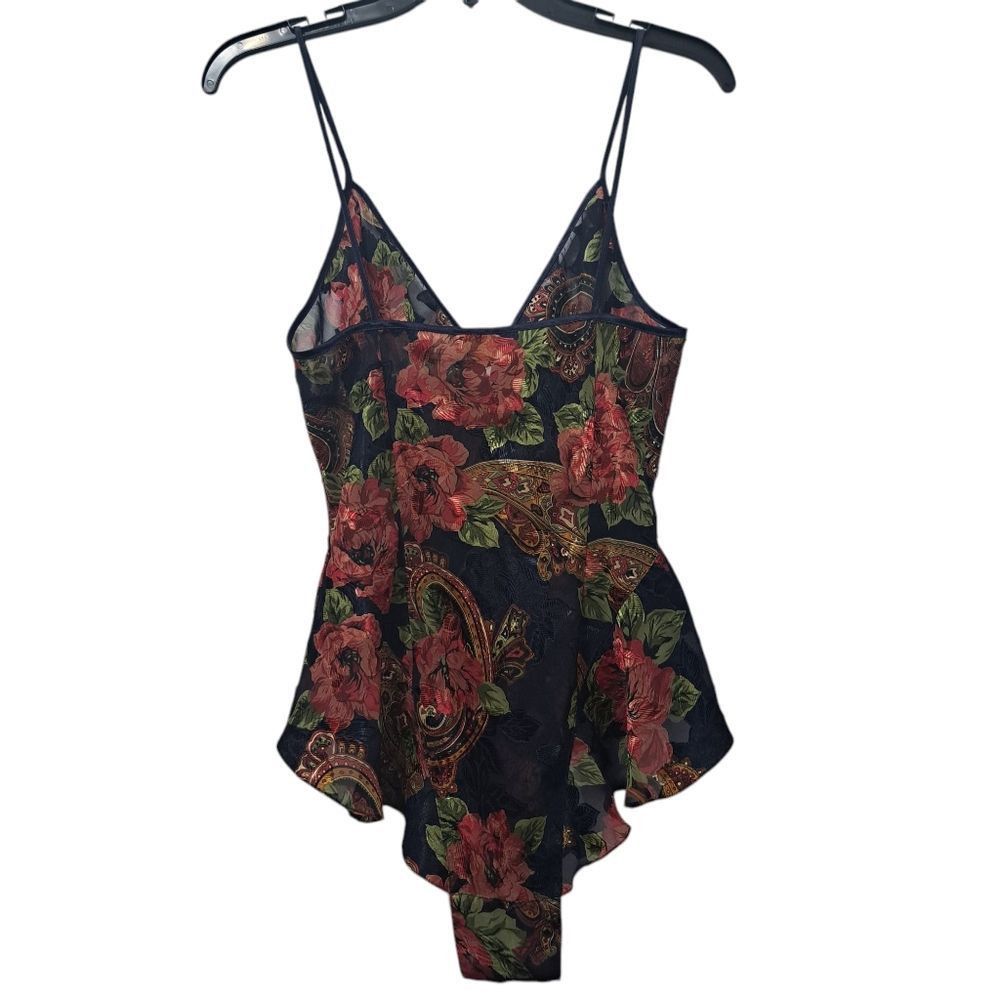 Victoria's Secret Vintage Victoria's Secret Floral Intimates Y2K Bodysuit Smal Size S / US 4 / IT 40 - 3 Thumbnail