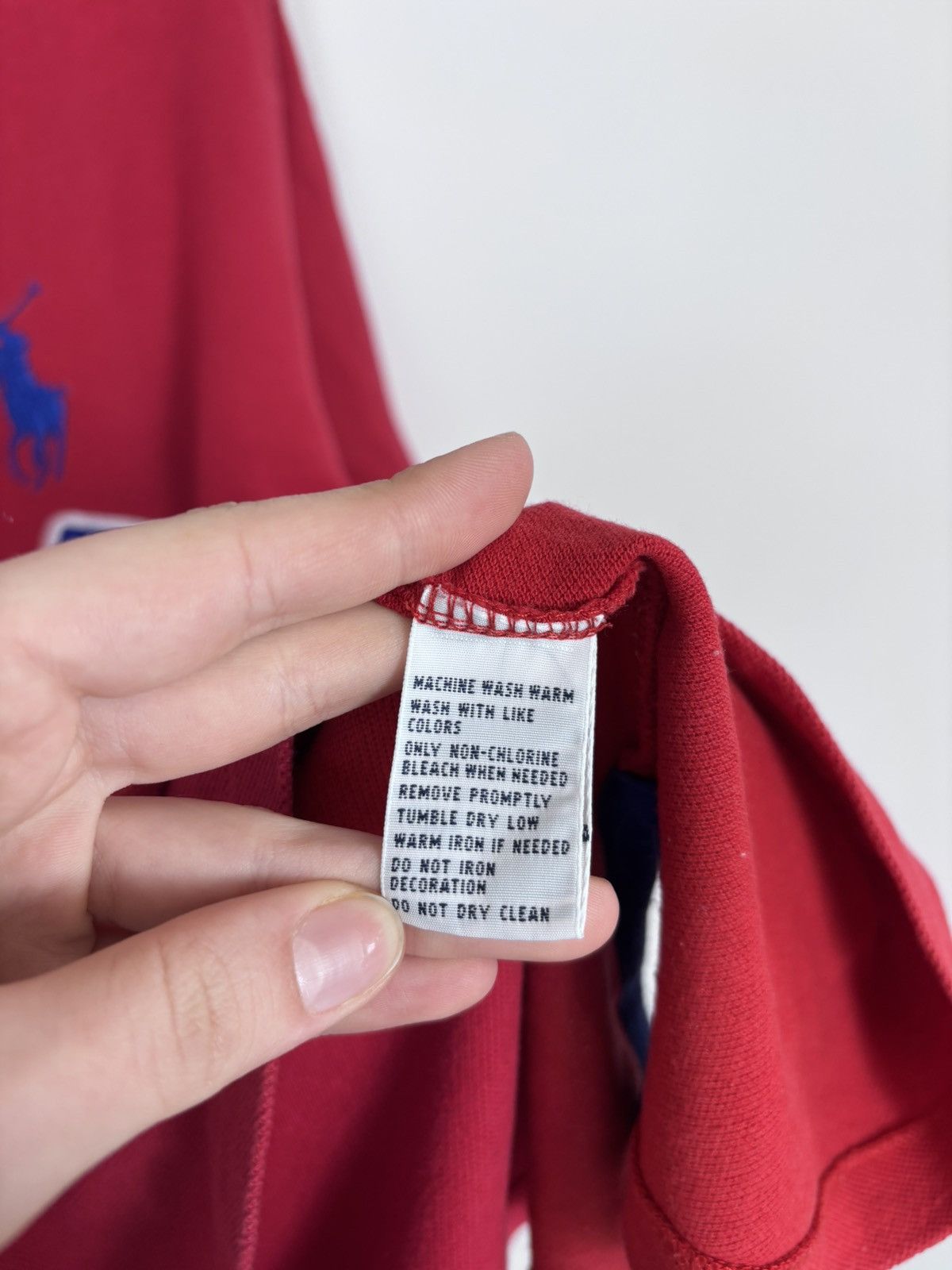 Polo Ralph Lauren Vintage Polo Ralph Lauren USA Big Embroidery Logo Polo Shirt Size US XL / EU 56 / 4 - 15 Thumbnail