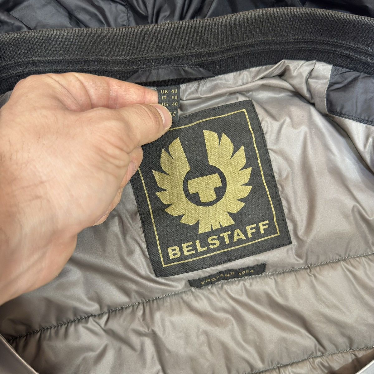 Belstaff Belstaff Mens Hooded Down Jacket 50size M Size US M / EU 48-50 / 2 - 11 Thumbnail