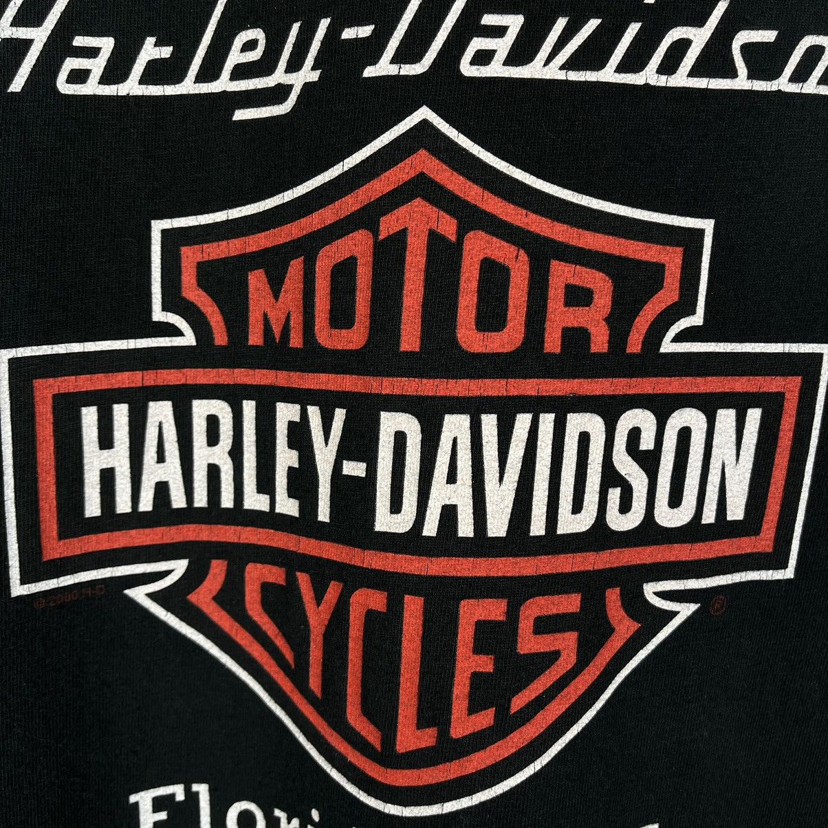 Harley Davidson Vintage Harley Davidson Orlando Skulls Big Logo T Shirt 00’s Size US XL / EU 56 / 4 - 18 Thumbnail